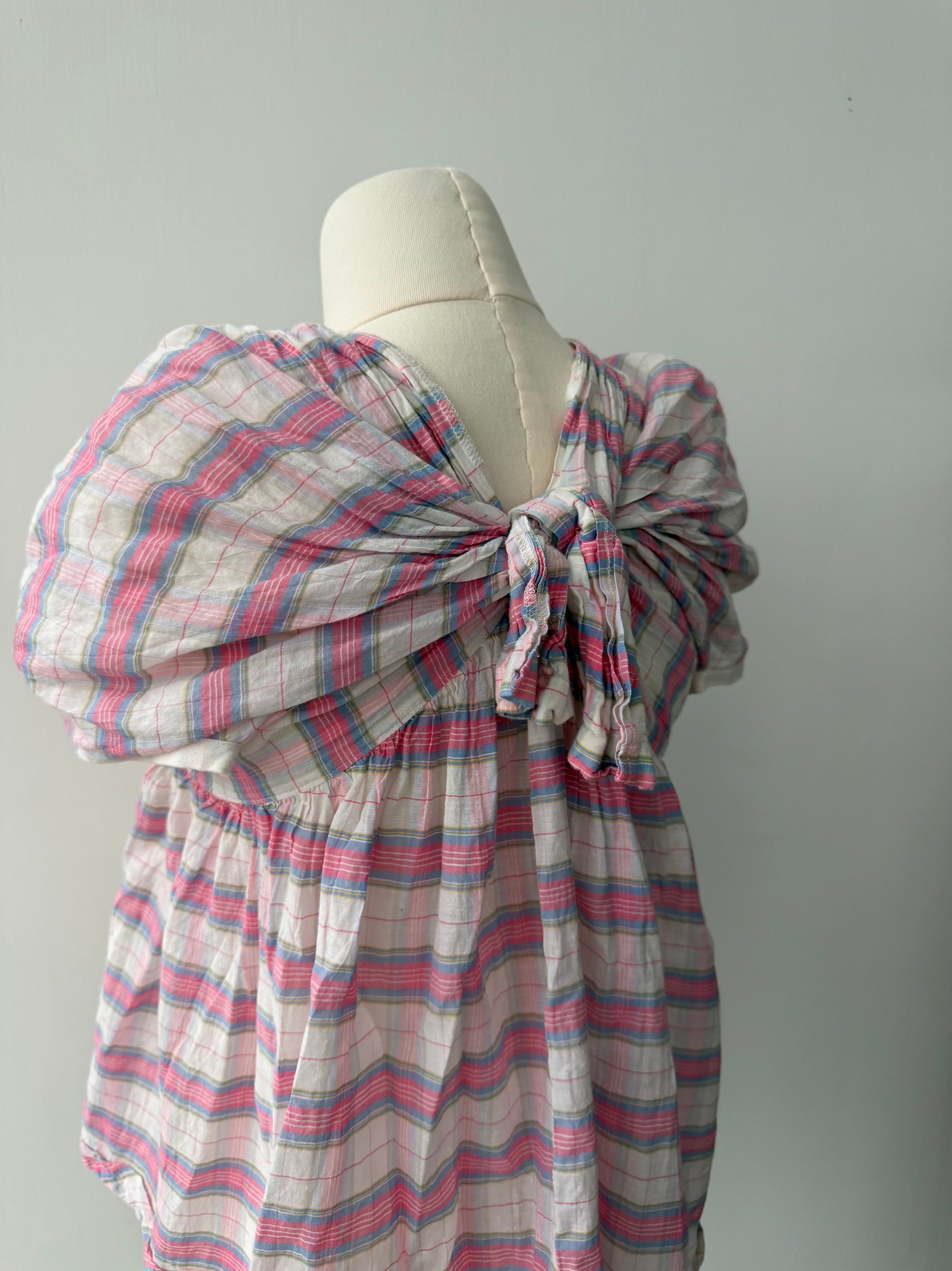 TRICOT CDG S/S 2017 PINK KNOT BLOUSE