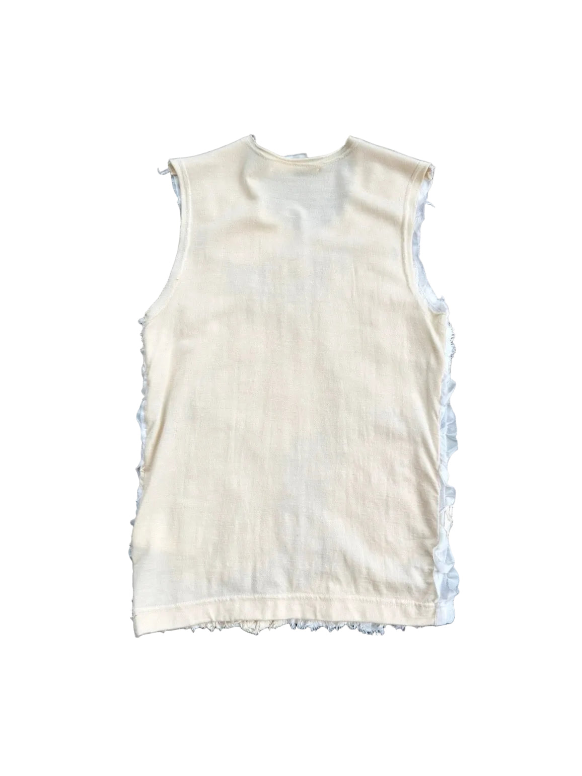 COMME DES GARCONS S/S 2012 FLOWER APPLIQUE TOP