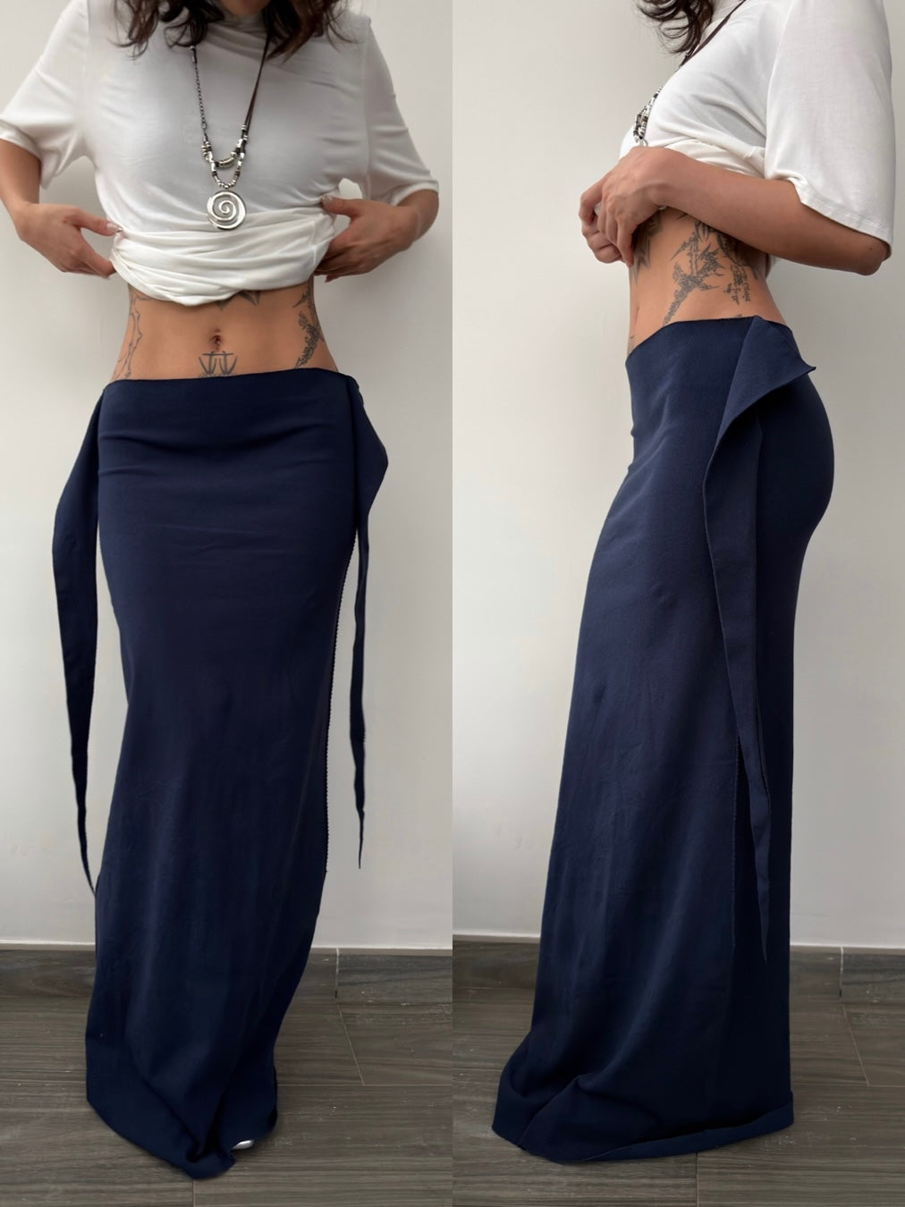 ISSEY MIYAKE APOC 90s SAMPLE FLAP SKIRT