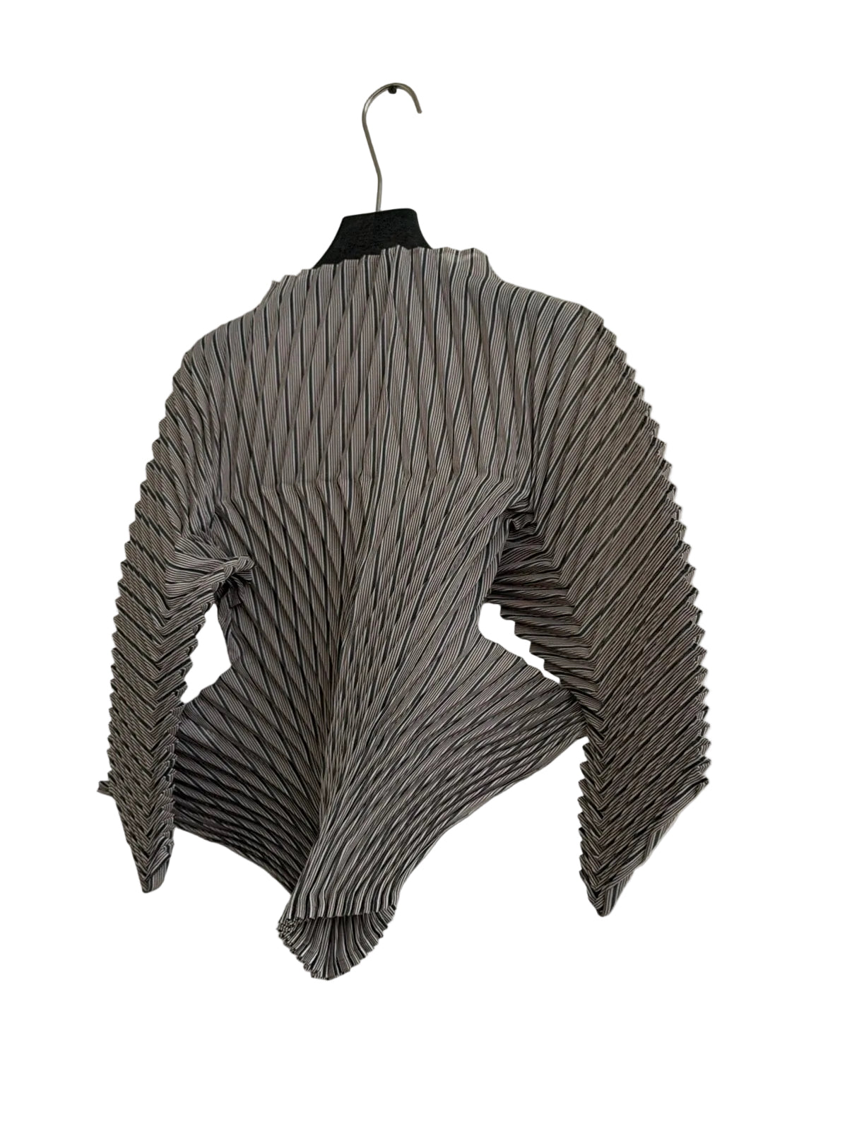 ISSEY MIYAKE GENERIC STRIPES HAND PLEATS TOP