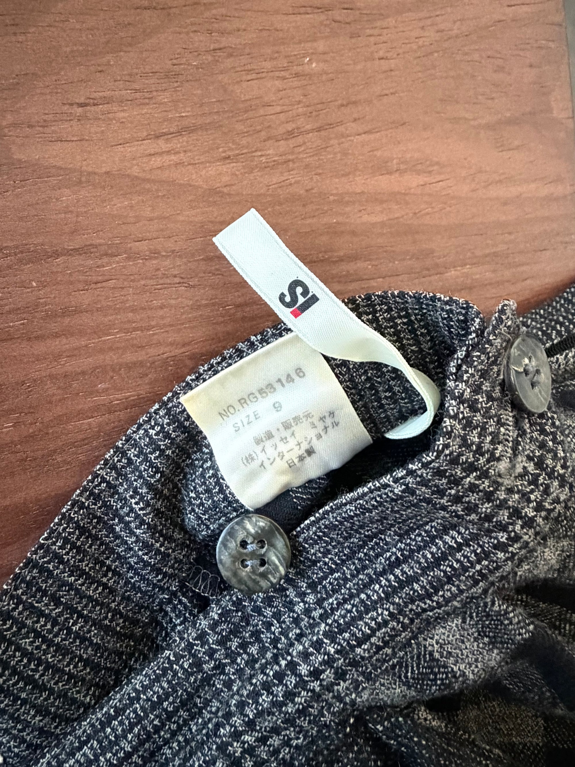 ISSEY MIYAKE SPORTS 80s WOOL SKIRT