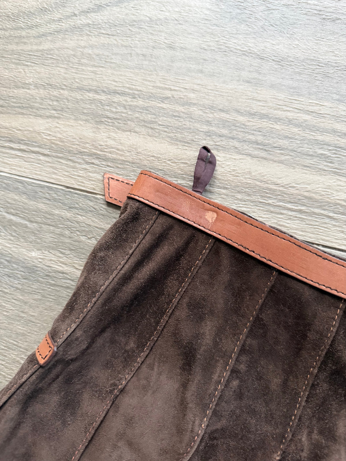 PRADA F/W 1999 SUEDE LEATHER SKIRT