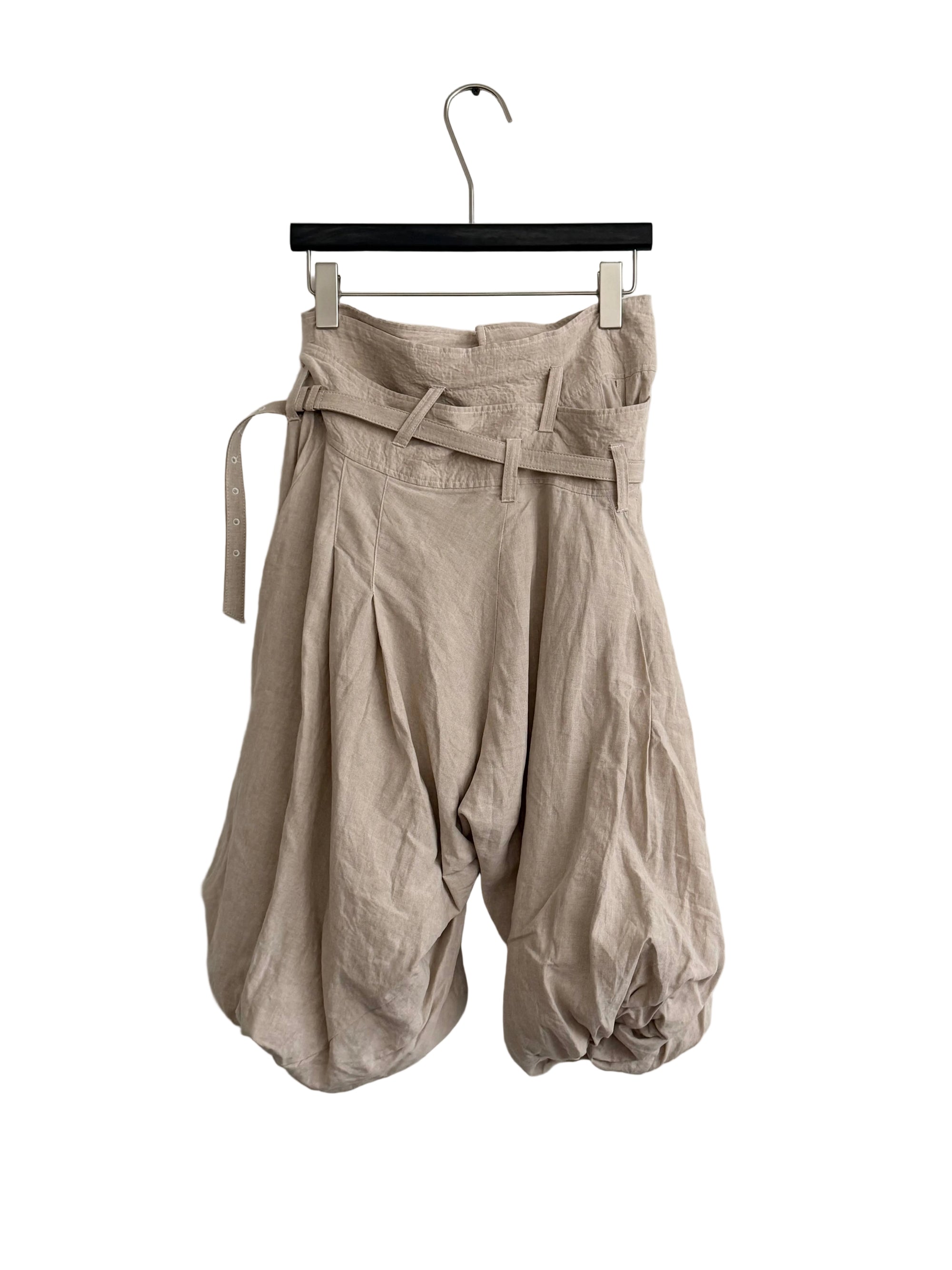 JUNYA WATANABE CDG S/S 2008 LINEN BALLOON PANTS