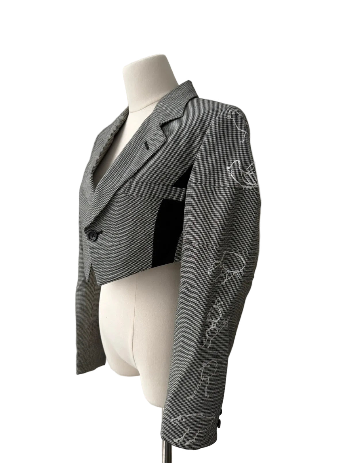 COMME DES GARCONS F/W 1989 CROPPED BIRD BLAZER