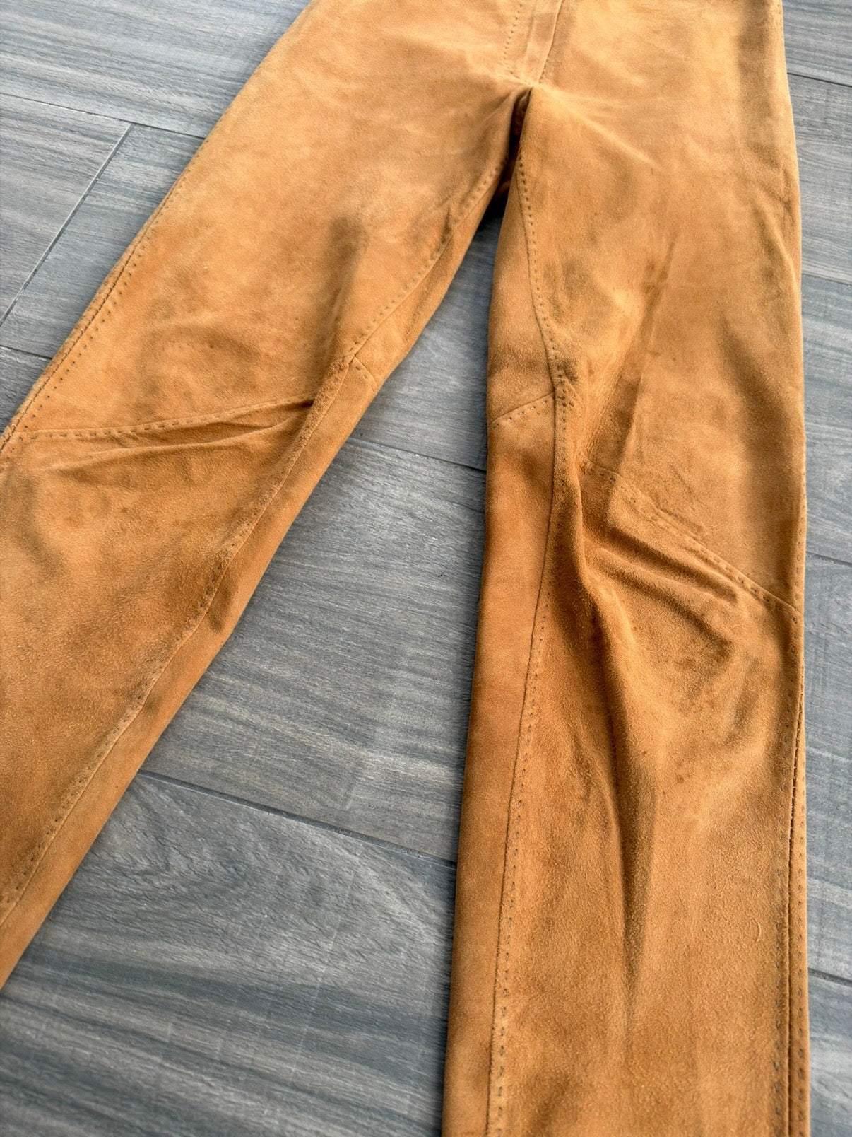 HERMES BY JEAN PAUL GAULTIER S/S 2006 SUEDE LAMBSKIN PANTS