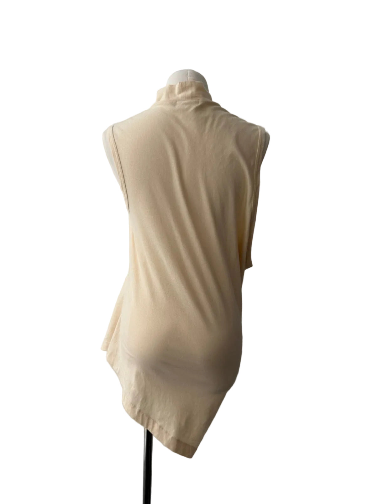 COMME DES GARCONS S/S 1990 CREAM DRAPE TOP