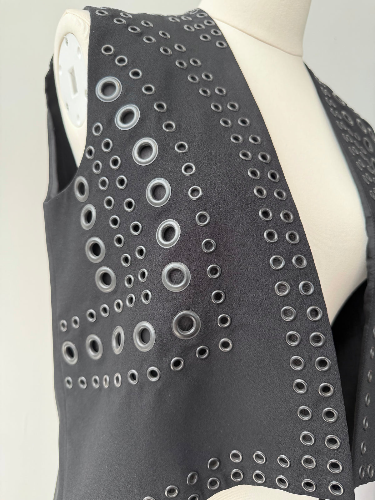 GIVENCHY S/S 2011 METAL EYELET TAILCOAT VEST