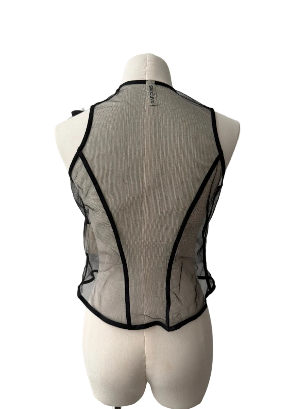 COMME DES GARCONS F/W 2004 JEWEL MESH TOP