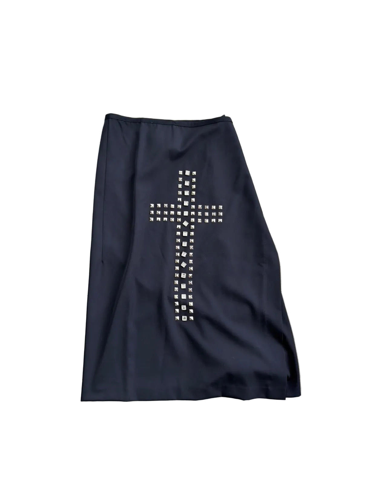 COMME DES GARCONS F/W 2000 CROSS STUD WRAP SKIRT