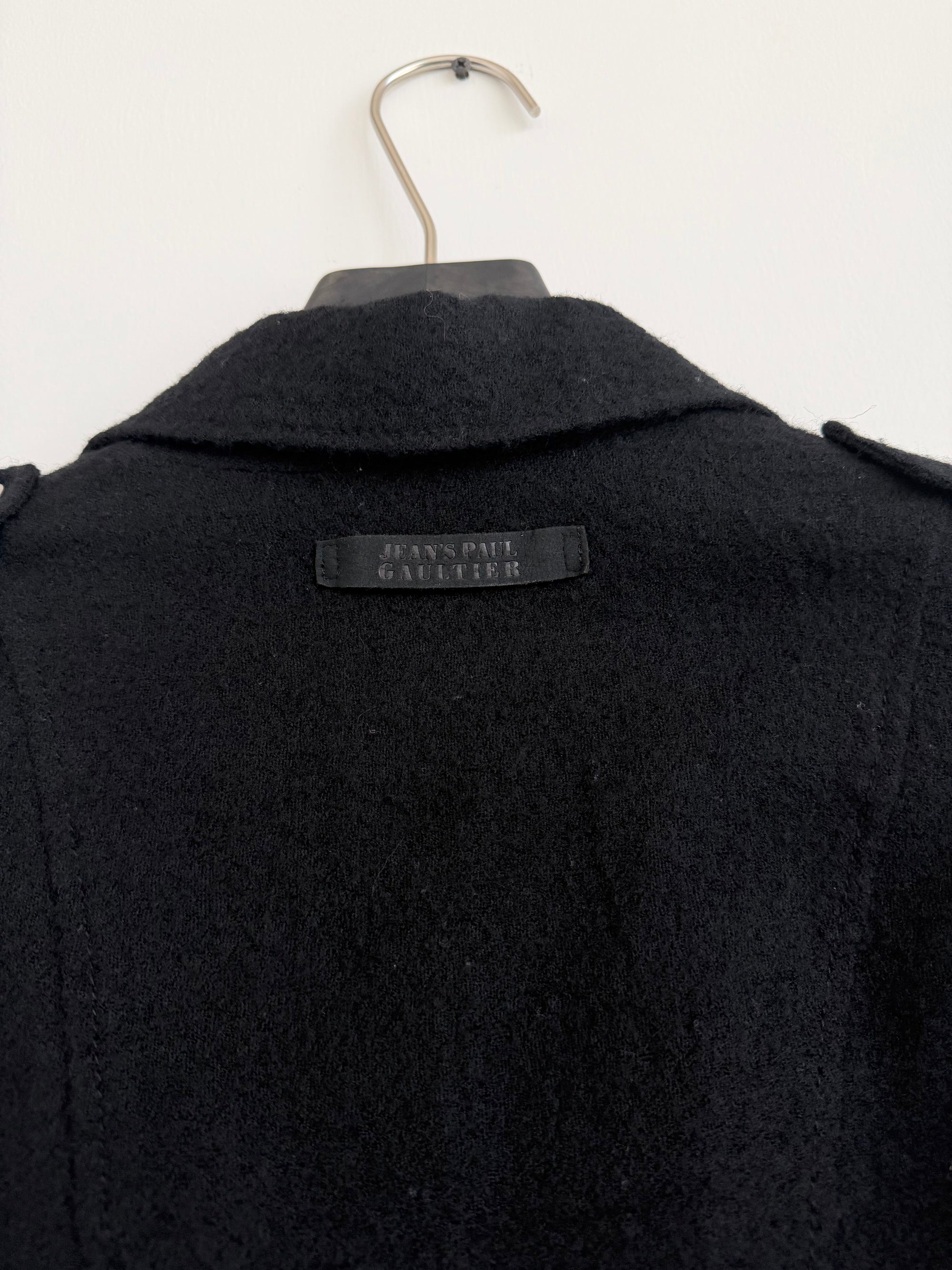 JEAN PAUL GAULTIER 00s WOOL BIKER JACKET