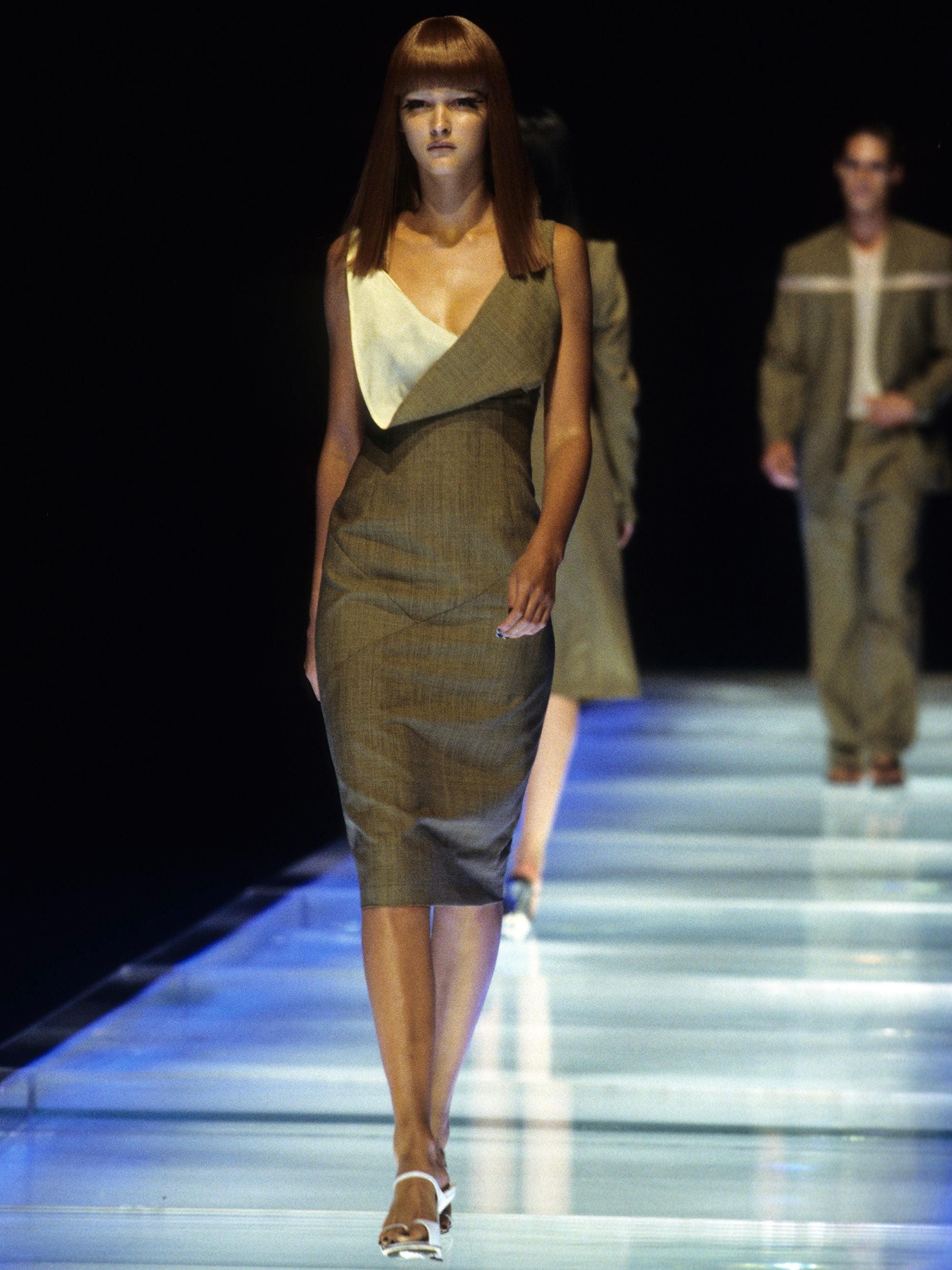 ALEXANDER MCQUEEN S/S 1998 GOLDEN SHOWER DRESS