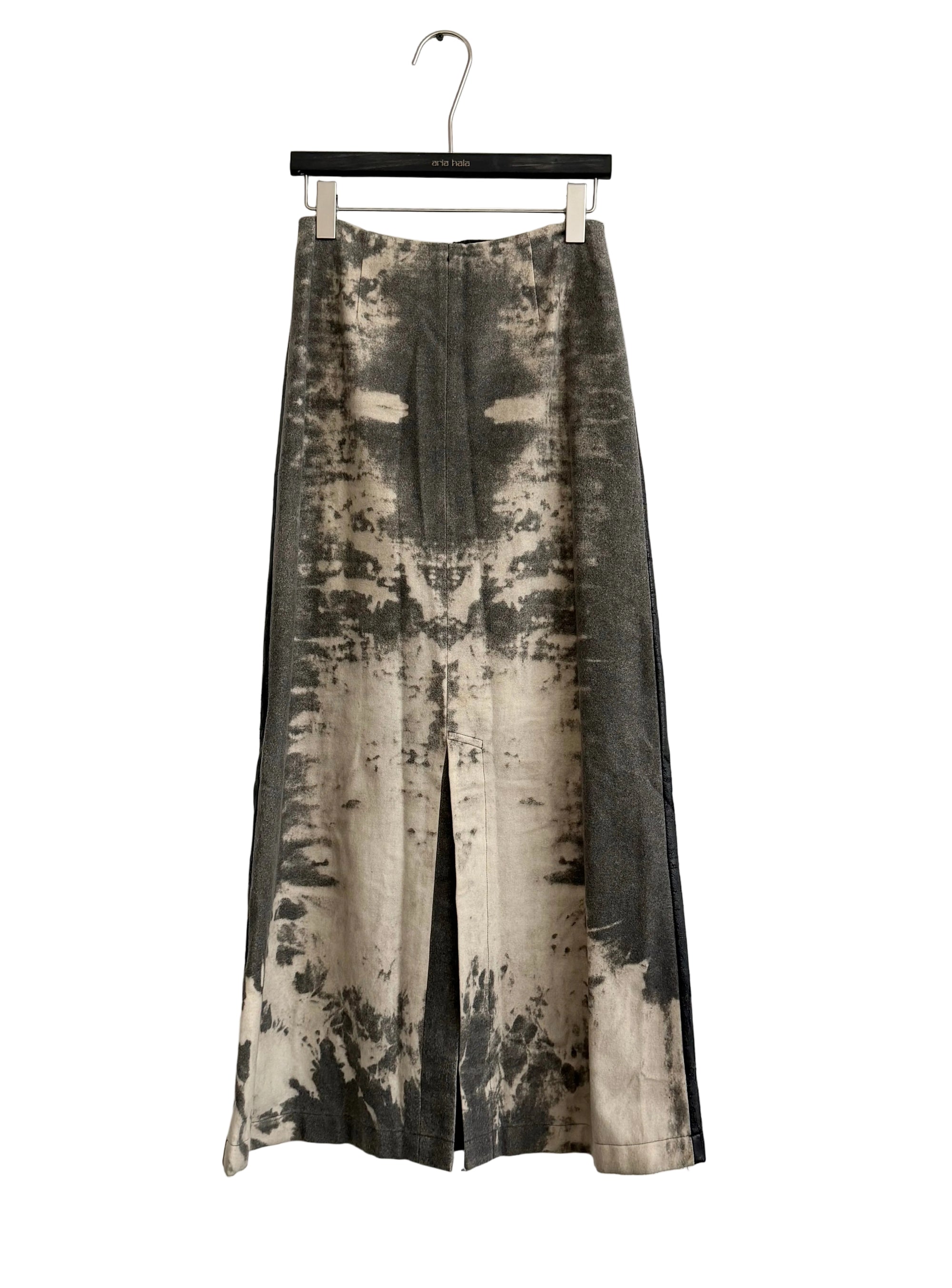 JUNYA WATANABE F/W 1996 BLEACH LEATHER SKIRT