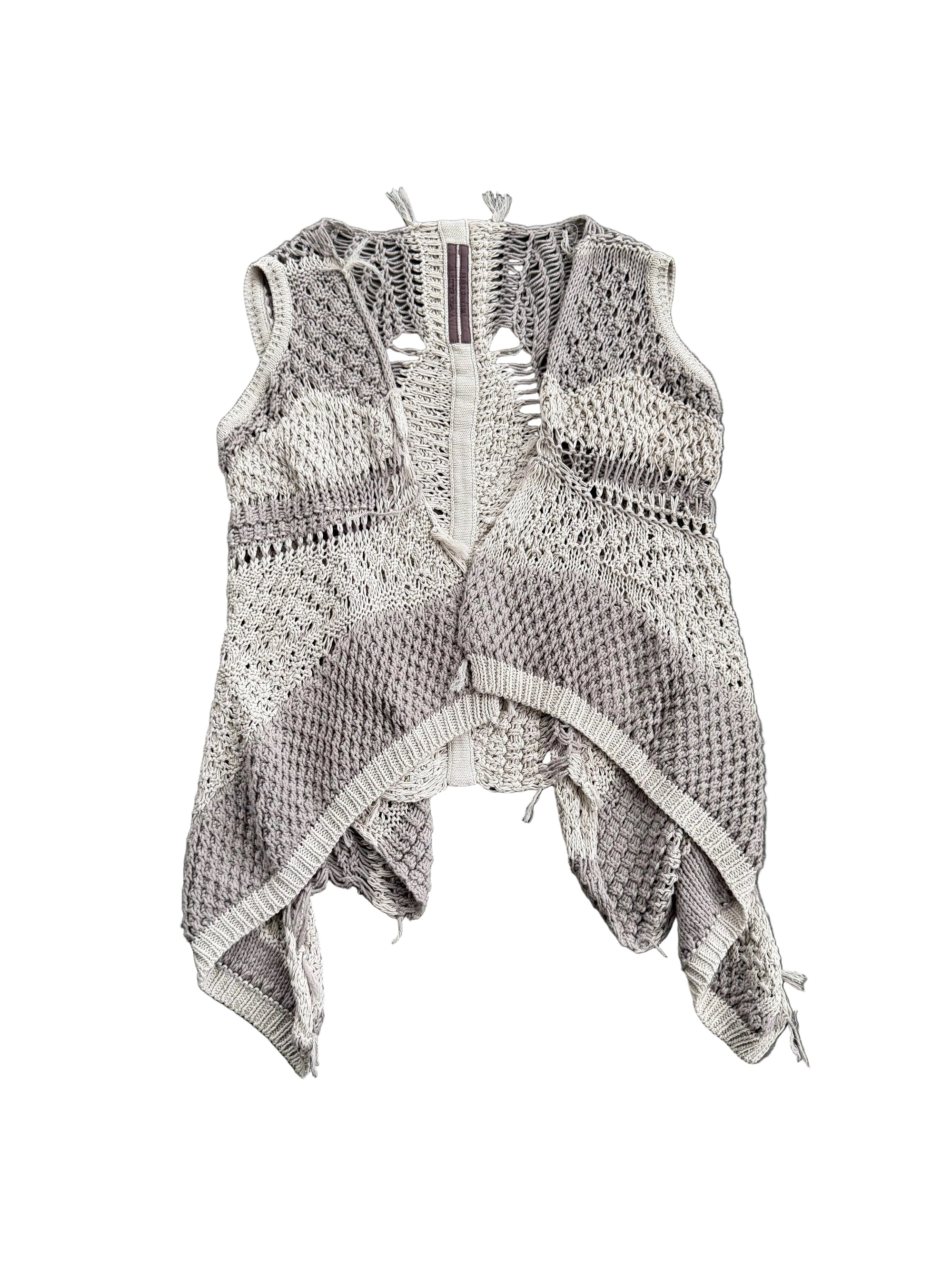 RICK OWENS S/S 2013 PSYCHO KNIT VEST