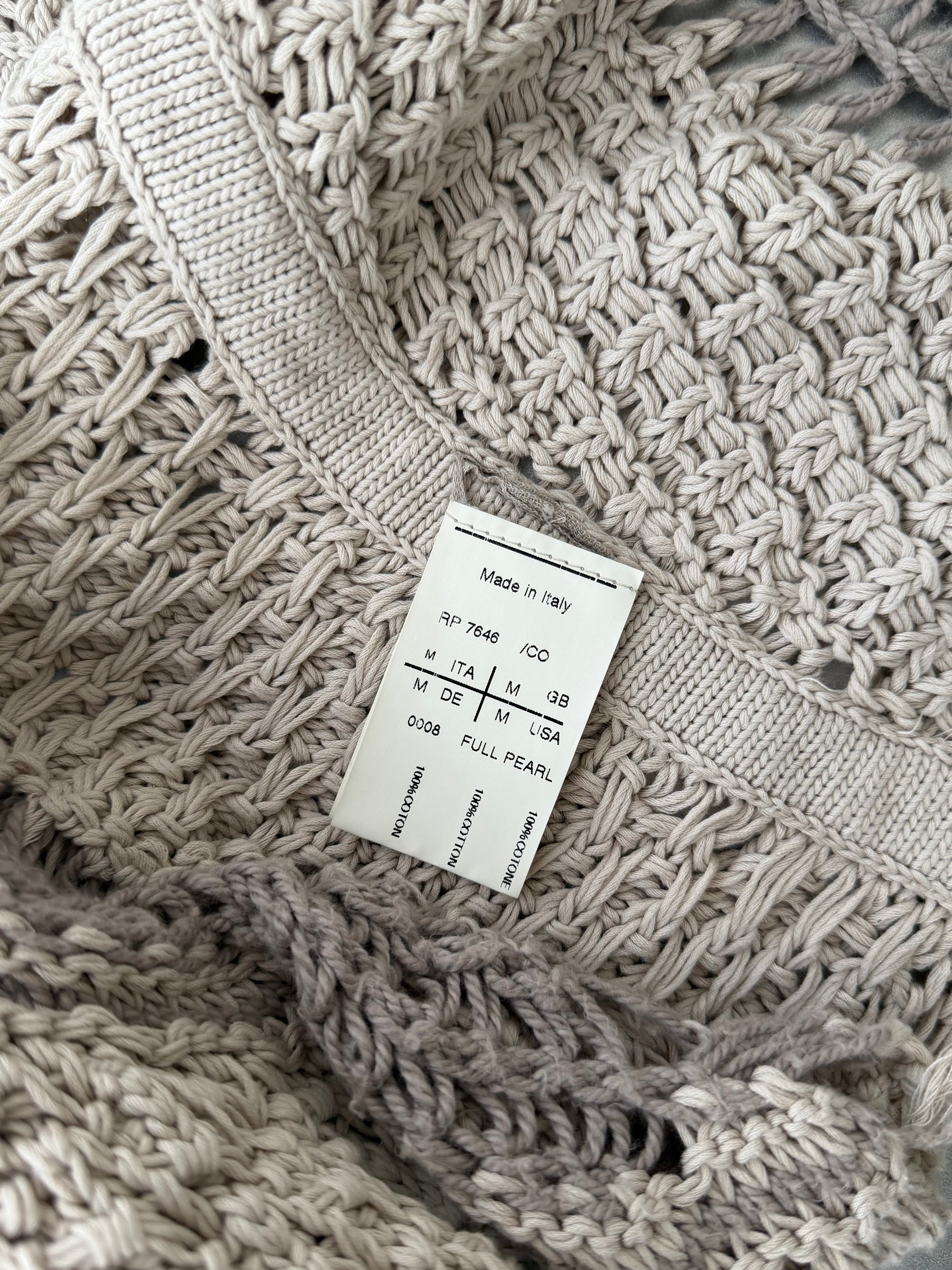 RICK OWENS S/S 2013 PSYCHO KNIT VEST