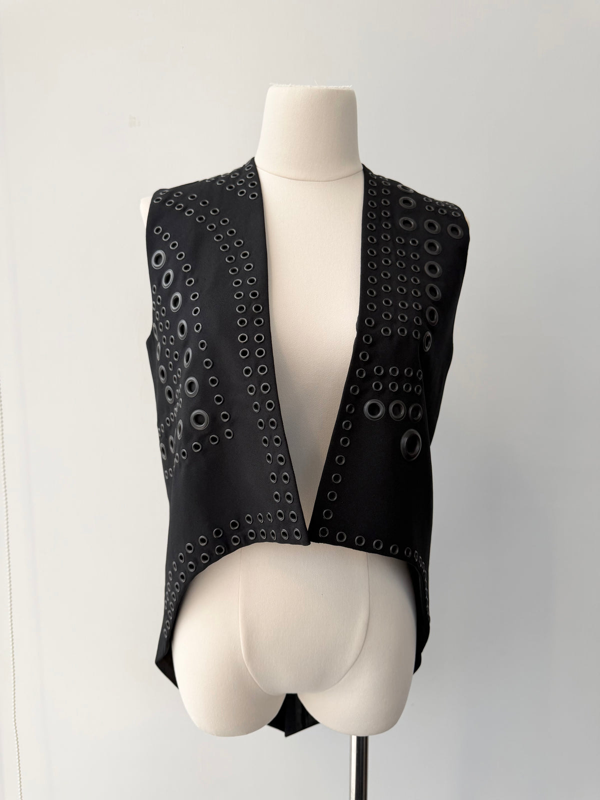 GIVENCHY S/S 2011 METAL EYELET TAILCOAT VEST