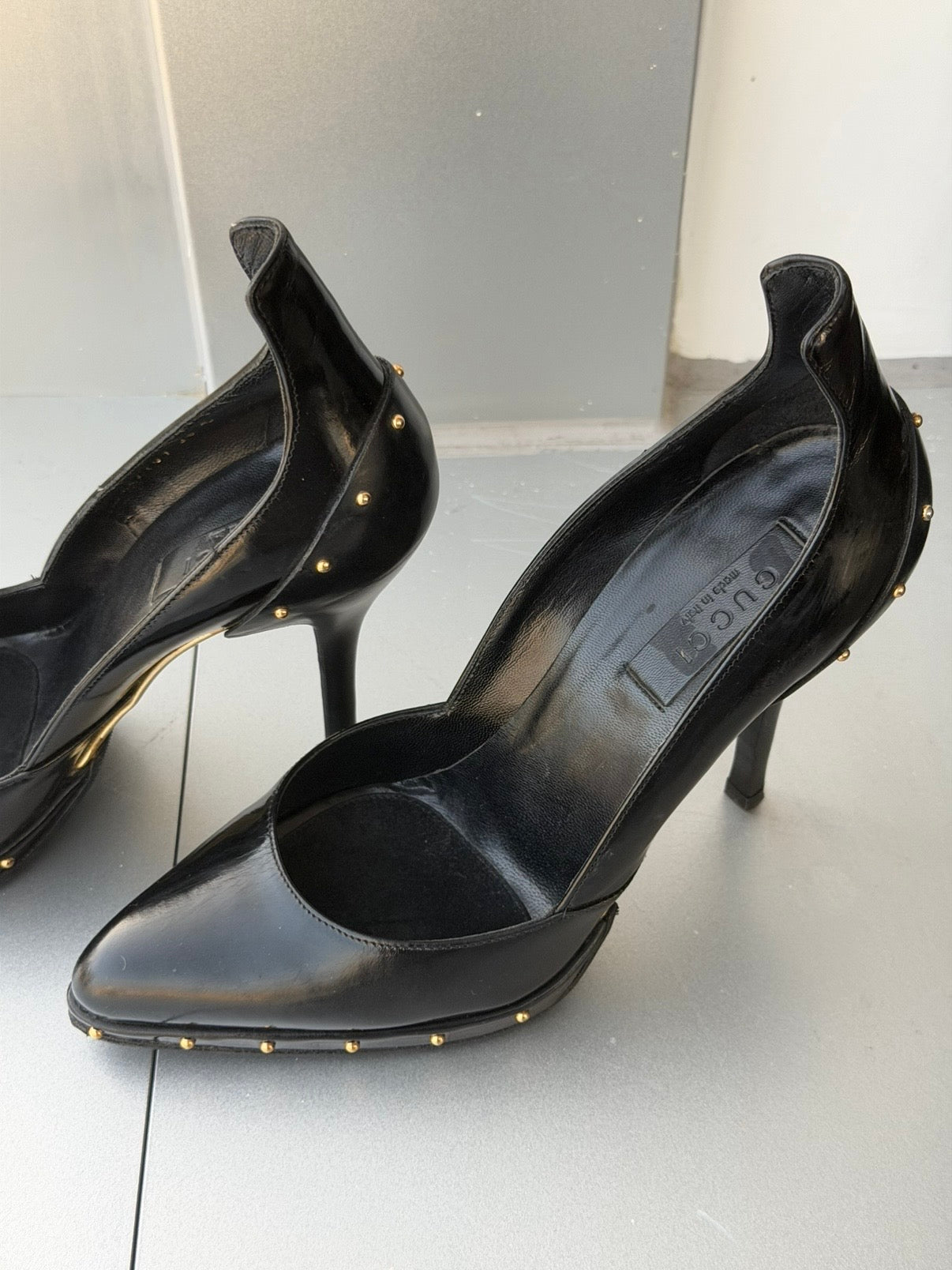 GUCCI BY TOM FORD F/W 2003 STUDDED HEELS