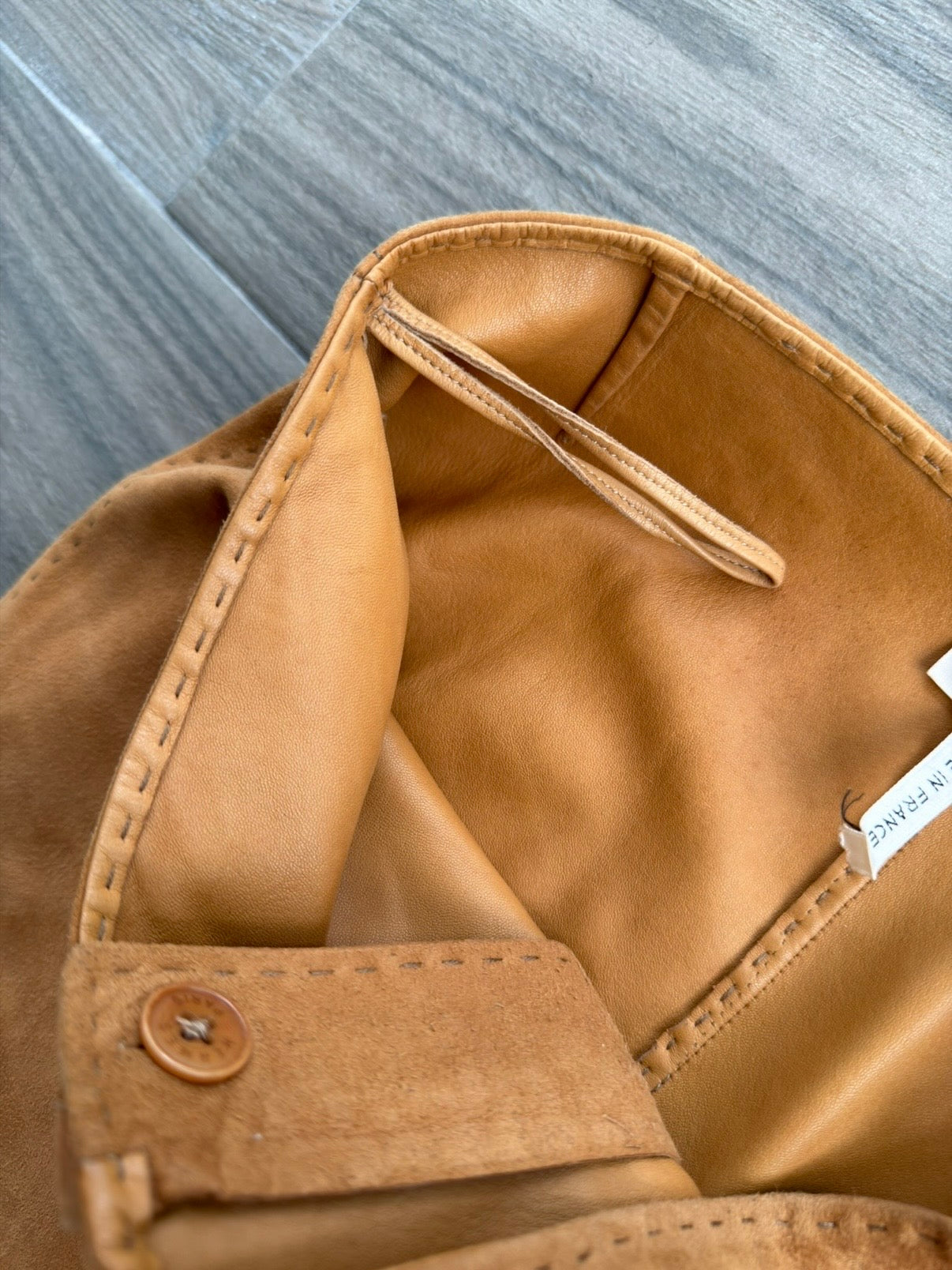 HERMES BY JEAN PAUL GAULTIER S/S 2006 SUEDE LAMBSKIN PANTS