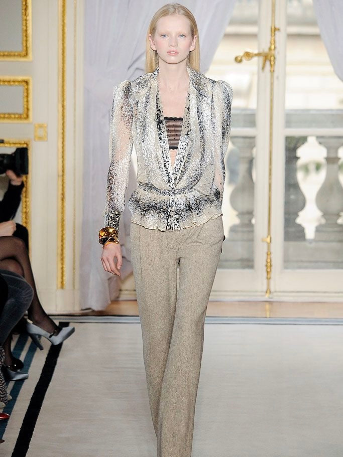 BALENCIAGA BY NICOLAS GHESQUIERE F/W 2009 SILK SET+TURBAN