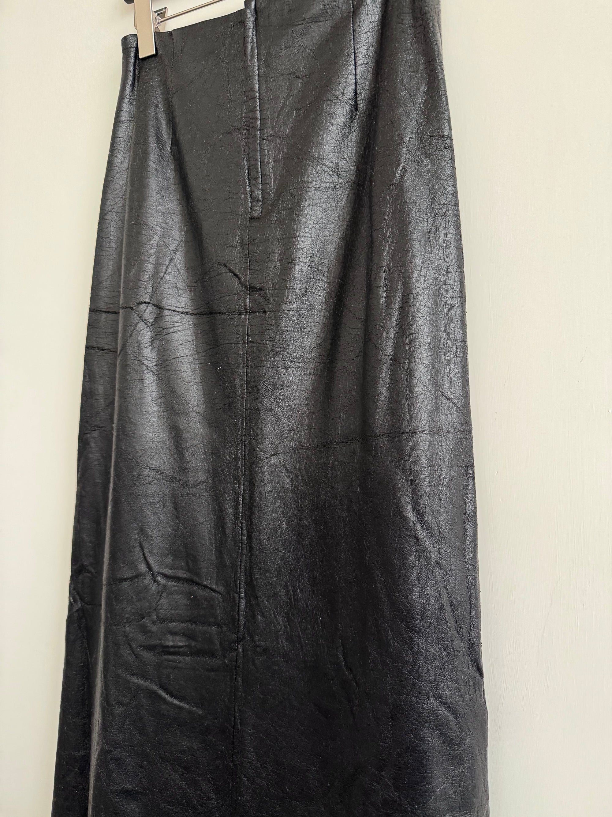 JUNYA WATANABE F/W 1996 BLEACH LEATHER SKIRT