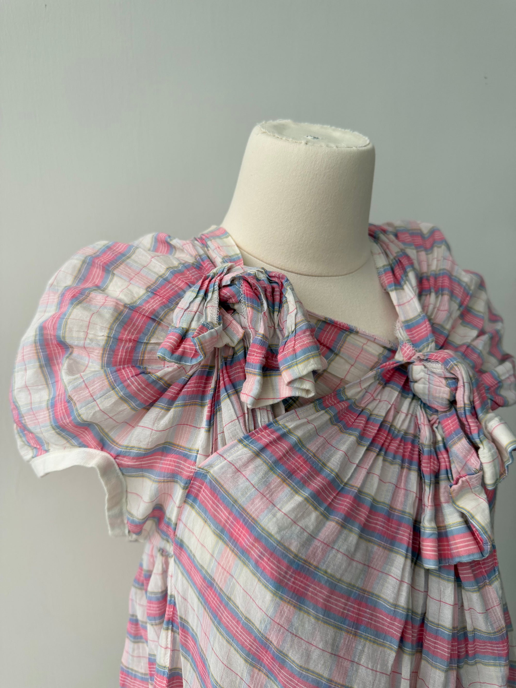 TRICOT CDG S/S 2017 PINK KNOT BLOUSE
