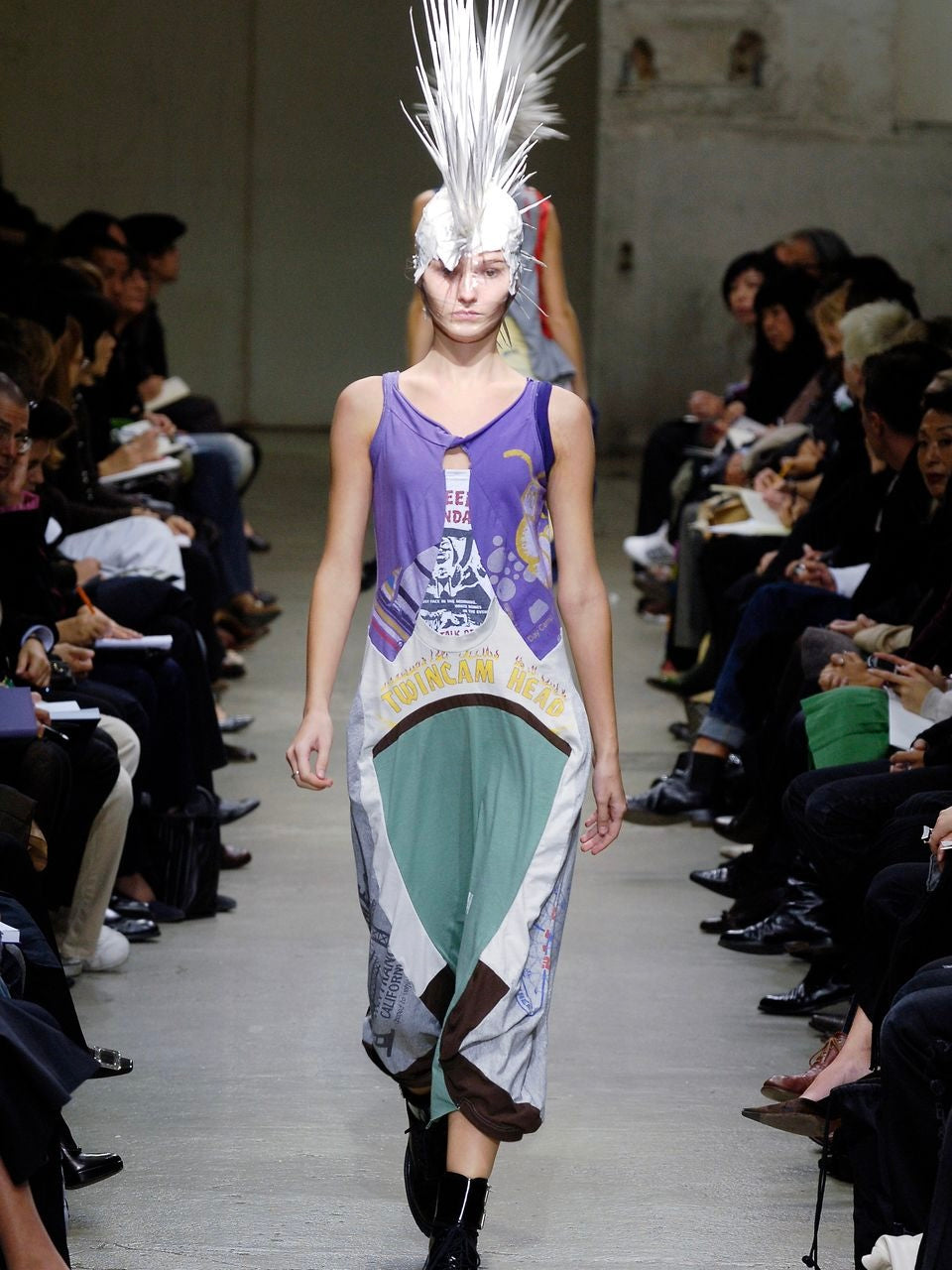 JUNYA WATANABE S/S 2006 PATCHWORK DOCKING TOP