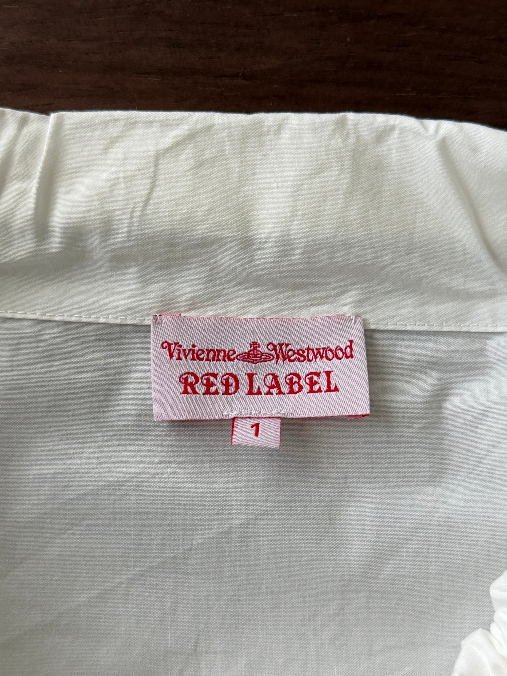 VIVIENNE WESTWOOD 00s RUFFLE BLOUSE