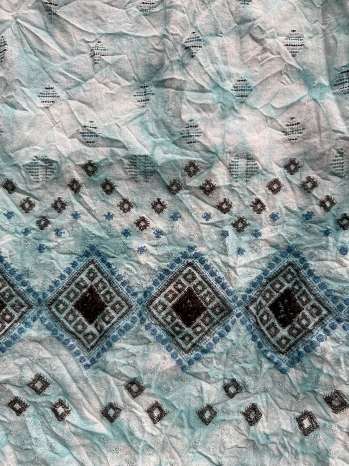 ISSEY MIYAKE HAAT S/S 2006 SHIBORI EMBROIDERY SKIRT