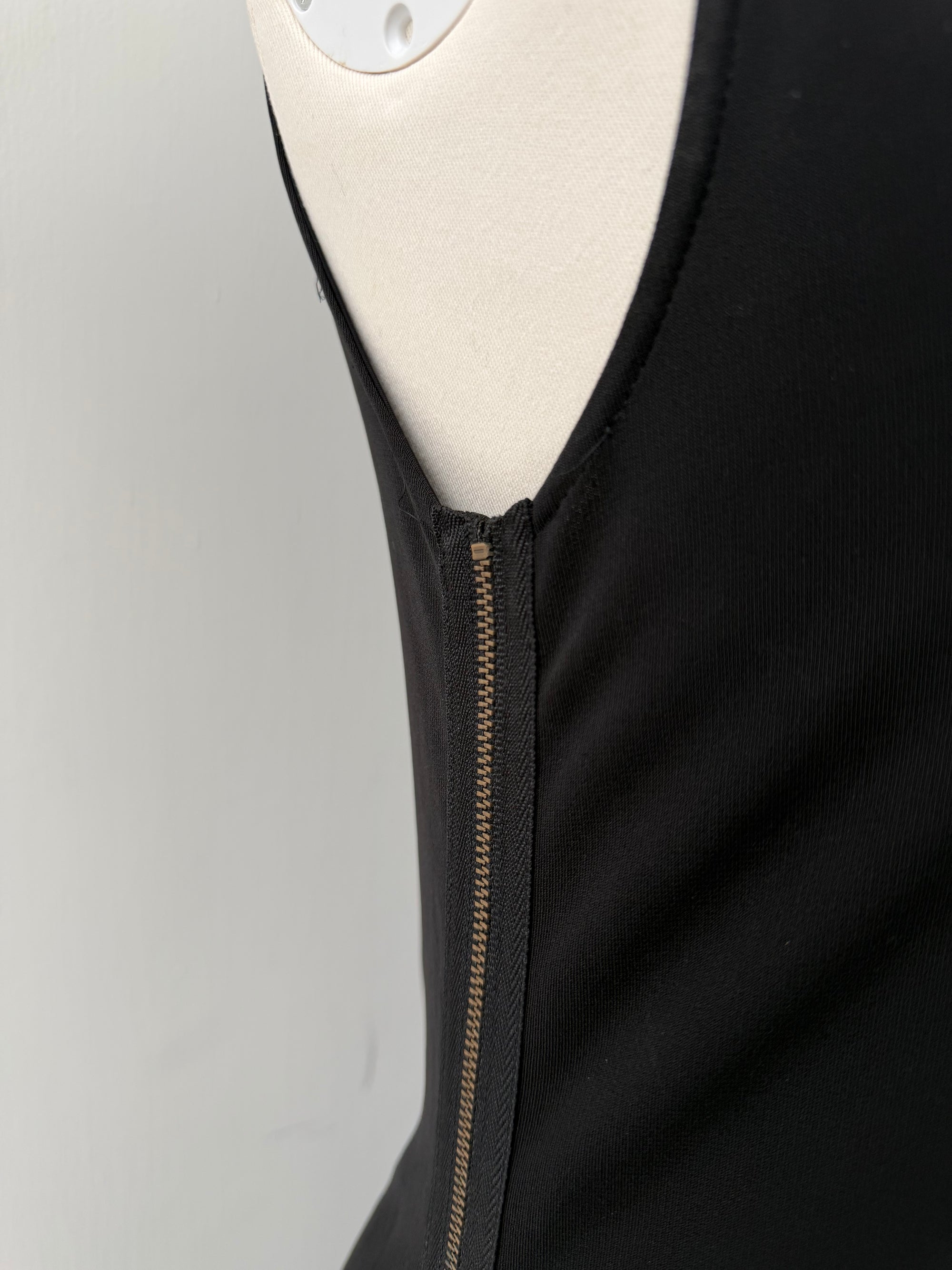 JEAN PAUL GAULTIER S/S 1995 ZIPPER ASYMMETRICAL DRESS