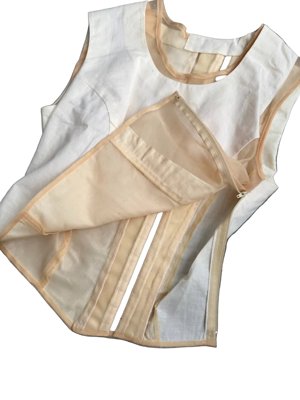 COMME DES GARCONS F/W 1997 CALICO CORSET TOP