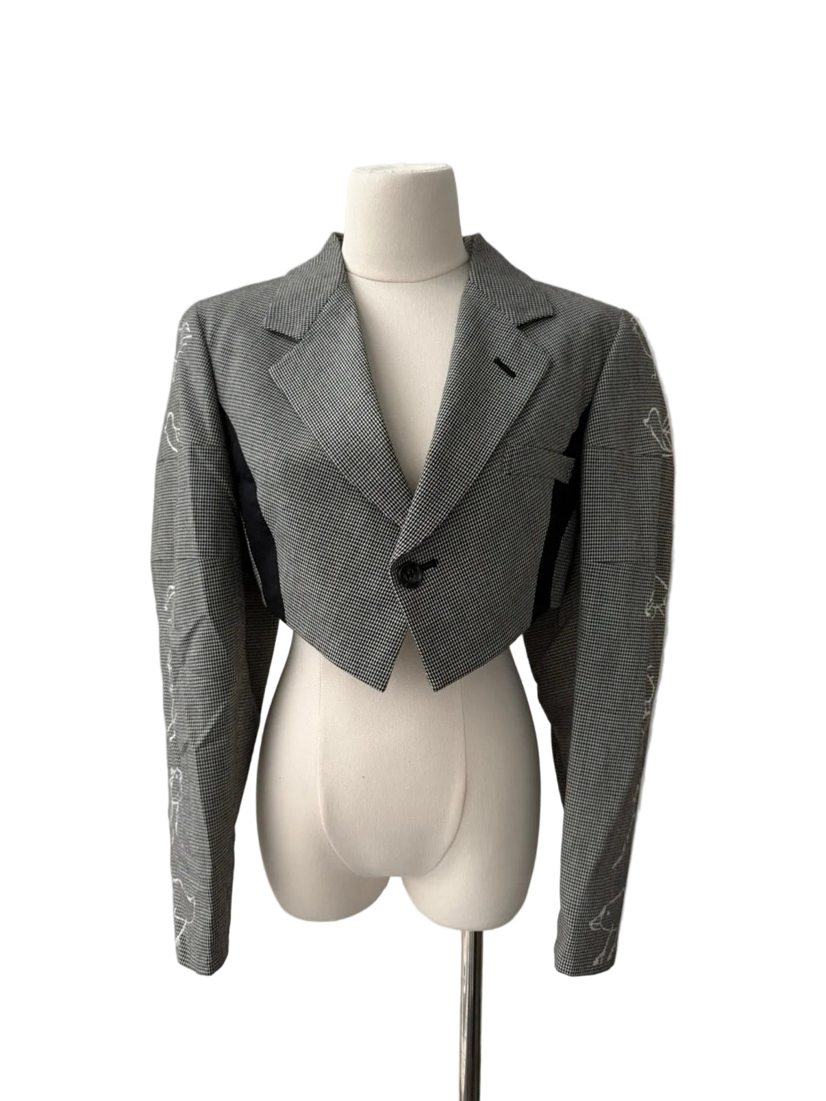 COMME DES GARCONS F/W 1989 CROPPED BIRD BLAZER