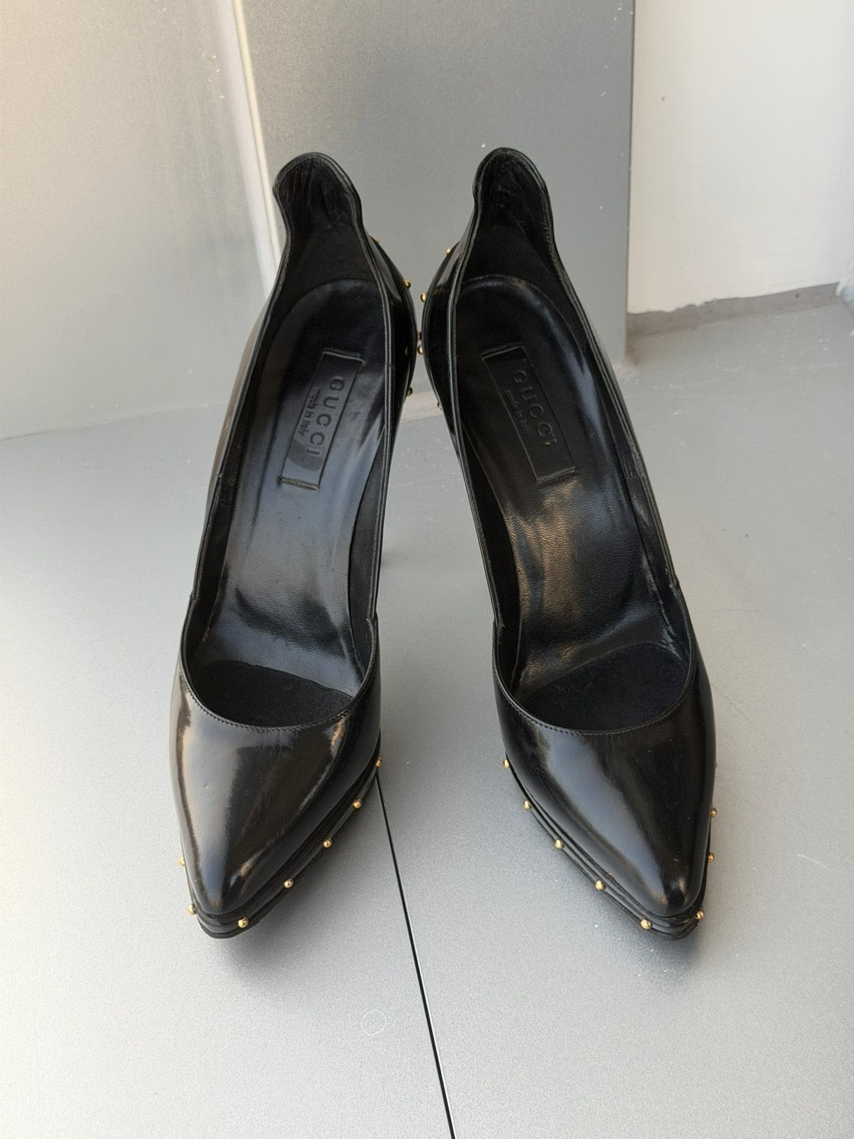 GUCCI BY TOM FORD F/W 2003 STUDDED HEELS