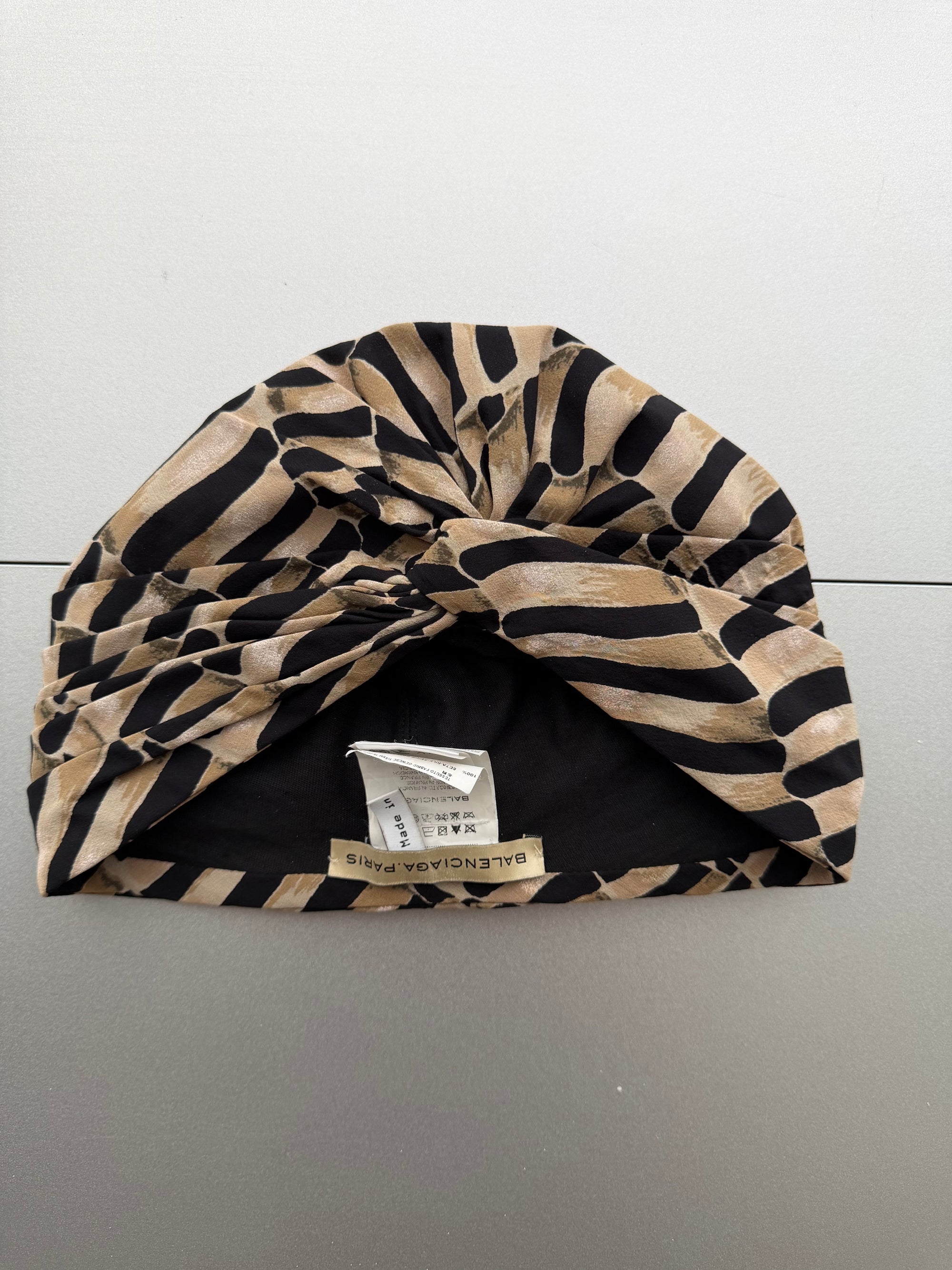 BALENCIAGA BY NICOLAS GHESQUIERE F/W 2009 SILK SET+TURBAN