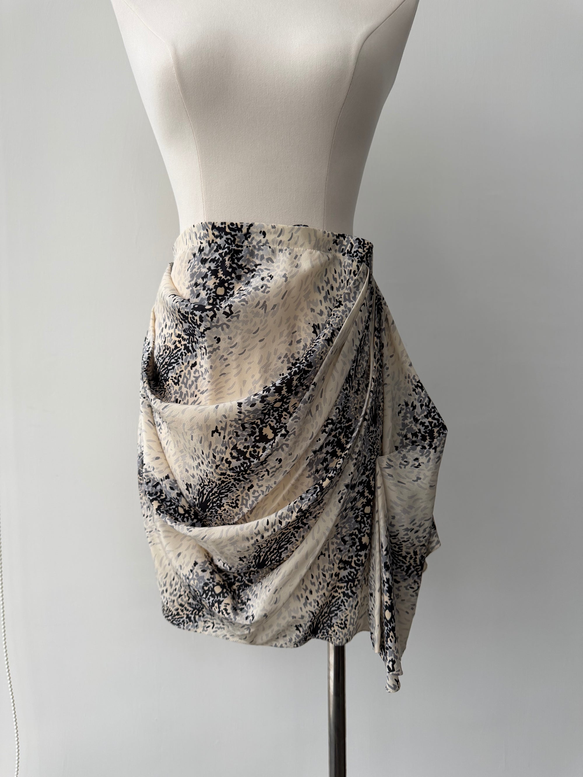 BALENCIAGA BY NICOLAS GHESQUIERE F/W 2009 SILK SET+TURBAN