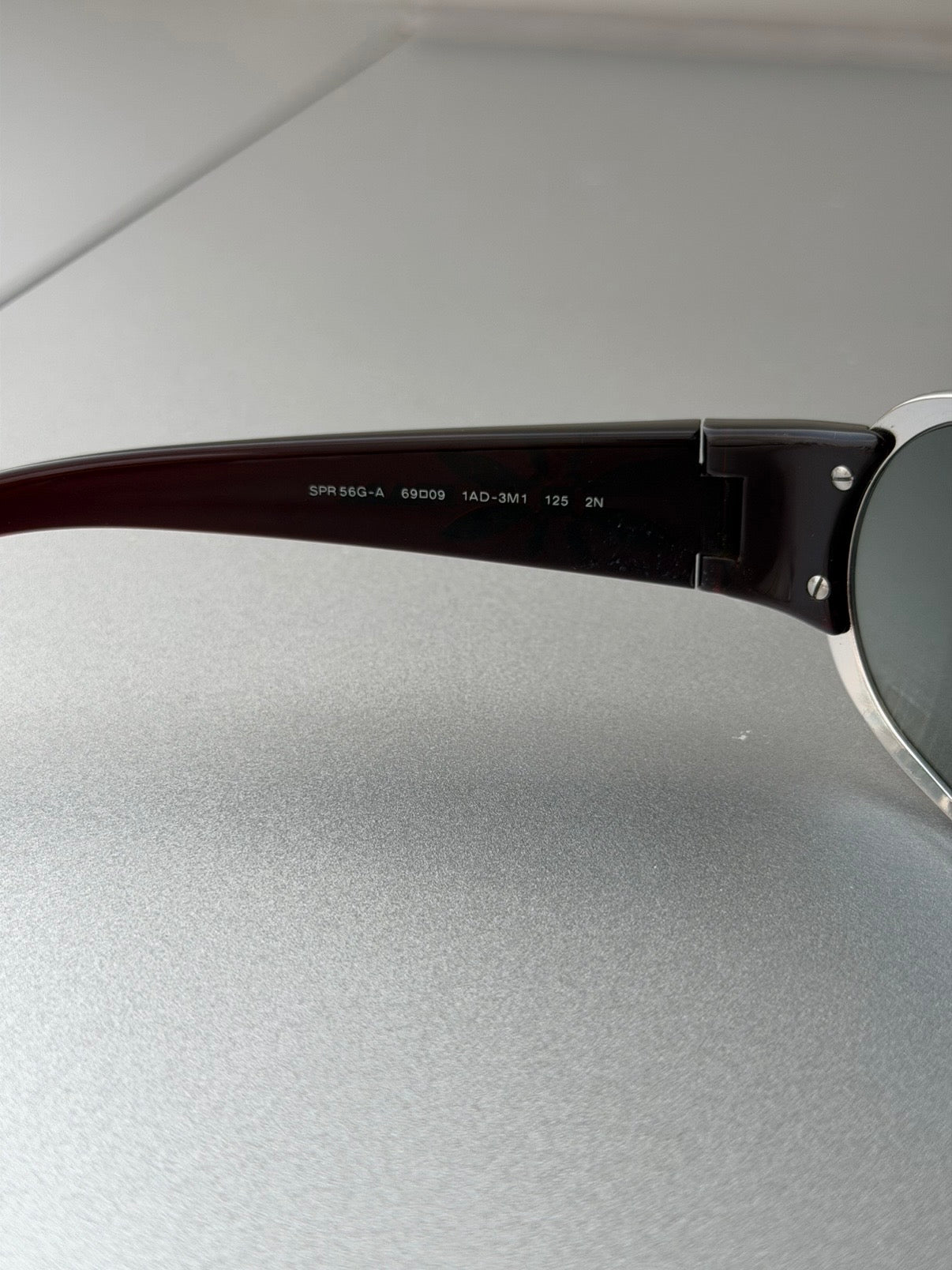 PRADA 00s FLOWER LOGO SUNGLASSES