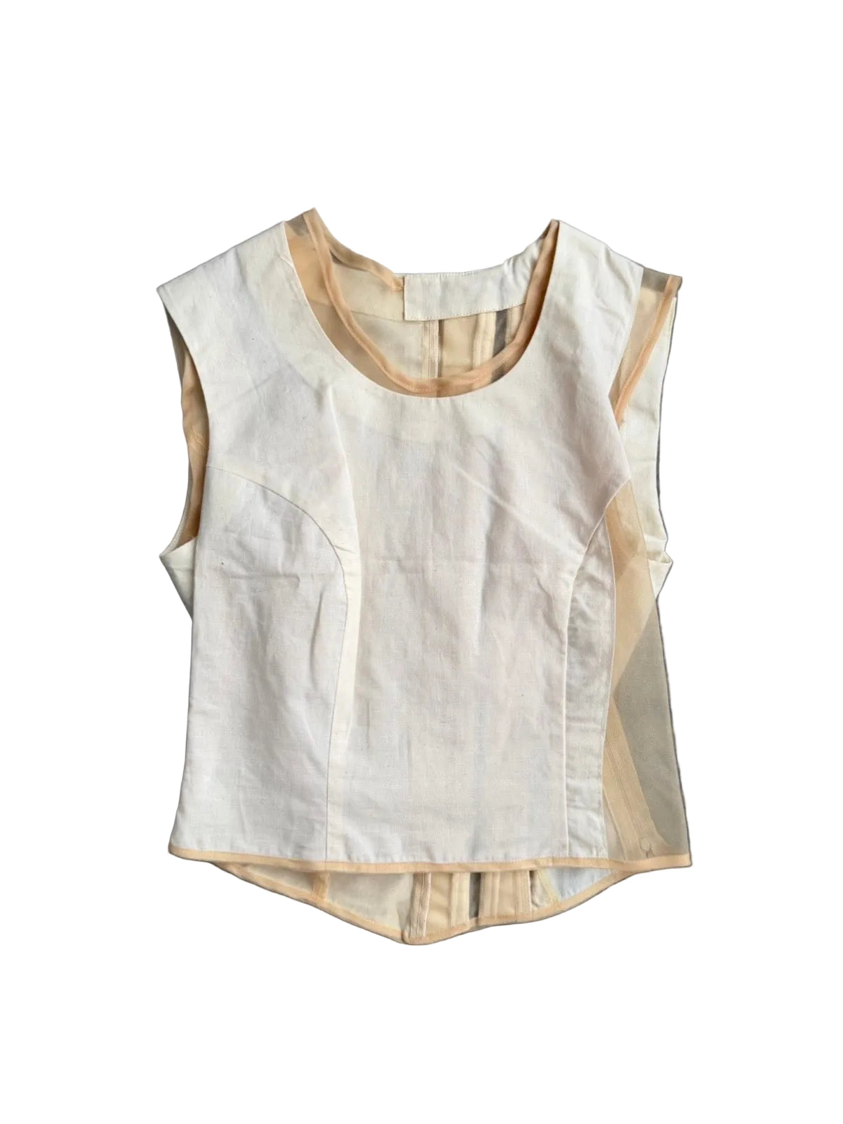 COMME DES GARCONS F/W 1997 CALICO CORSET TOP
