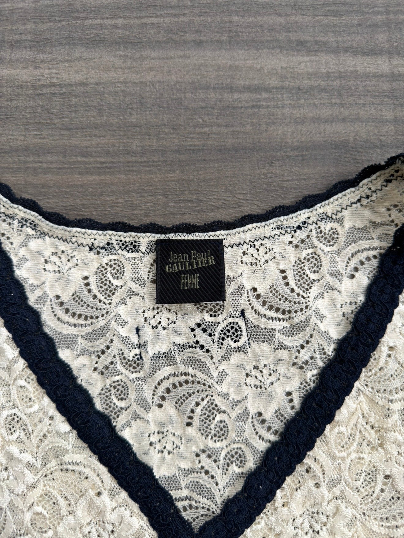 JEAN PAUL GAULTIER 90s LACE TOP