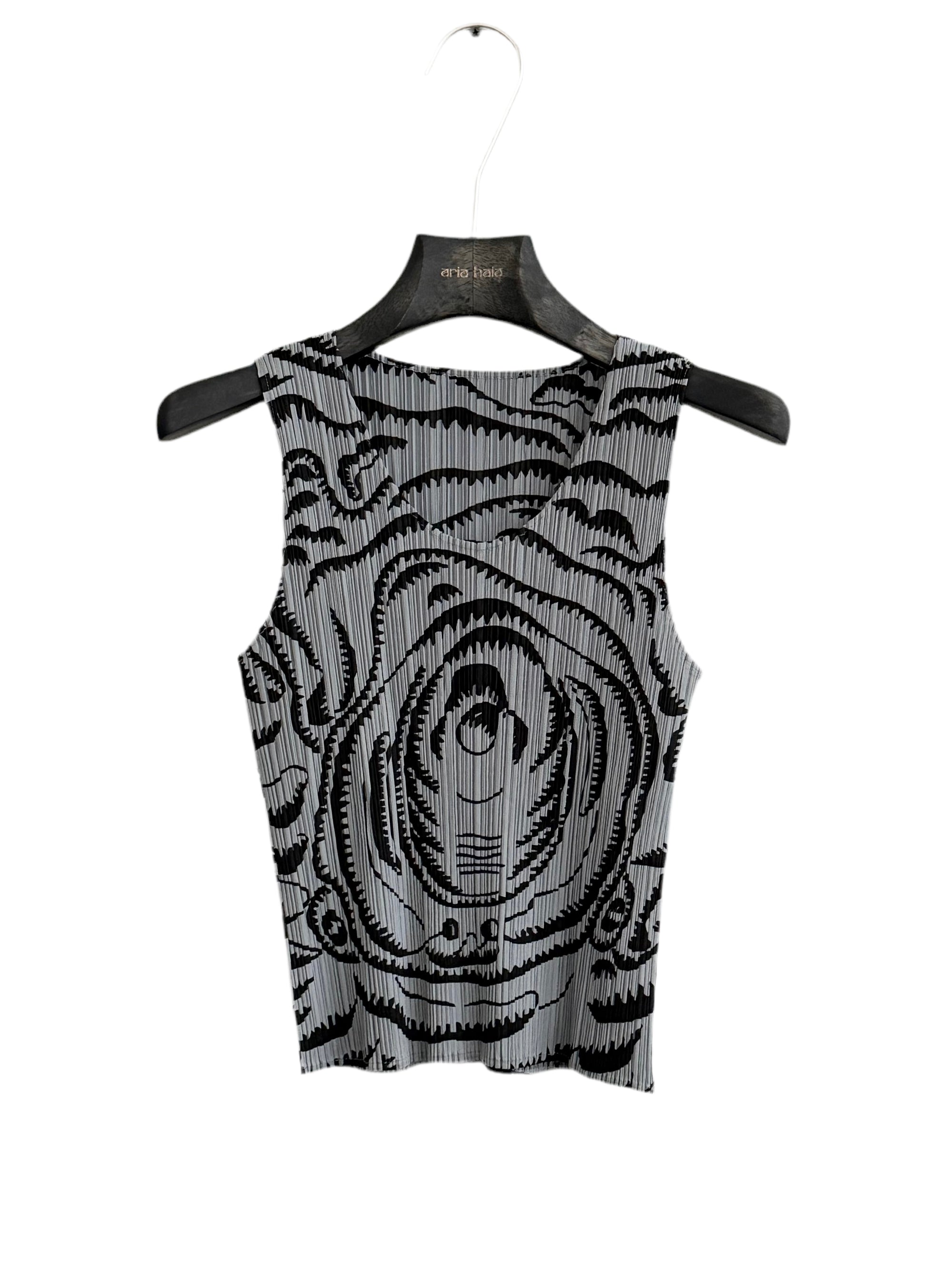 PLEATS PLEASE S/S 1998 TRIBAL PLEATED TOP