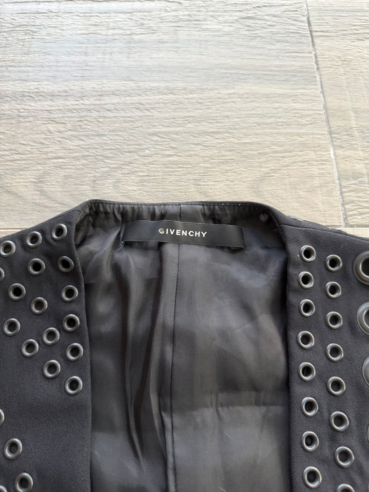 GIVENCHY S/S 2011 METAL EYELET TAILCOAT VEST