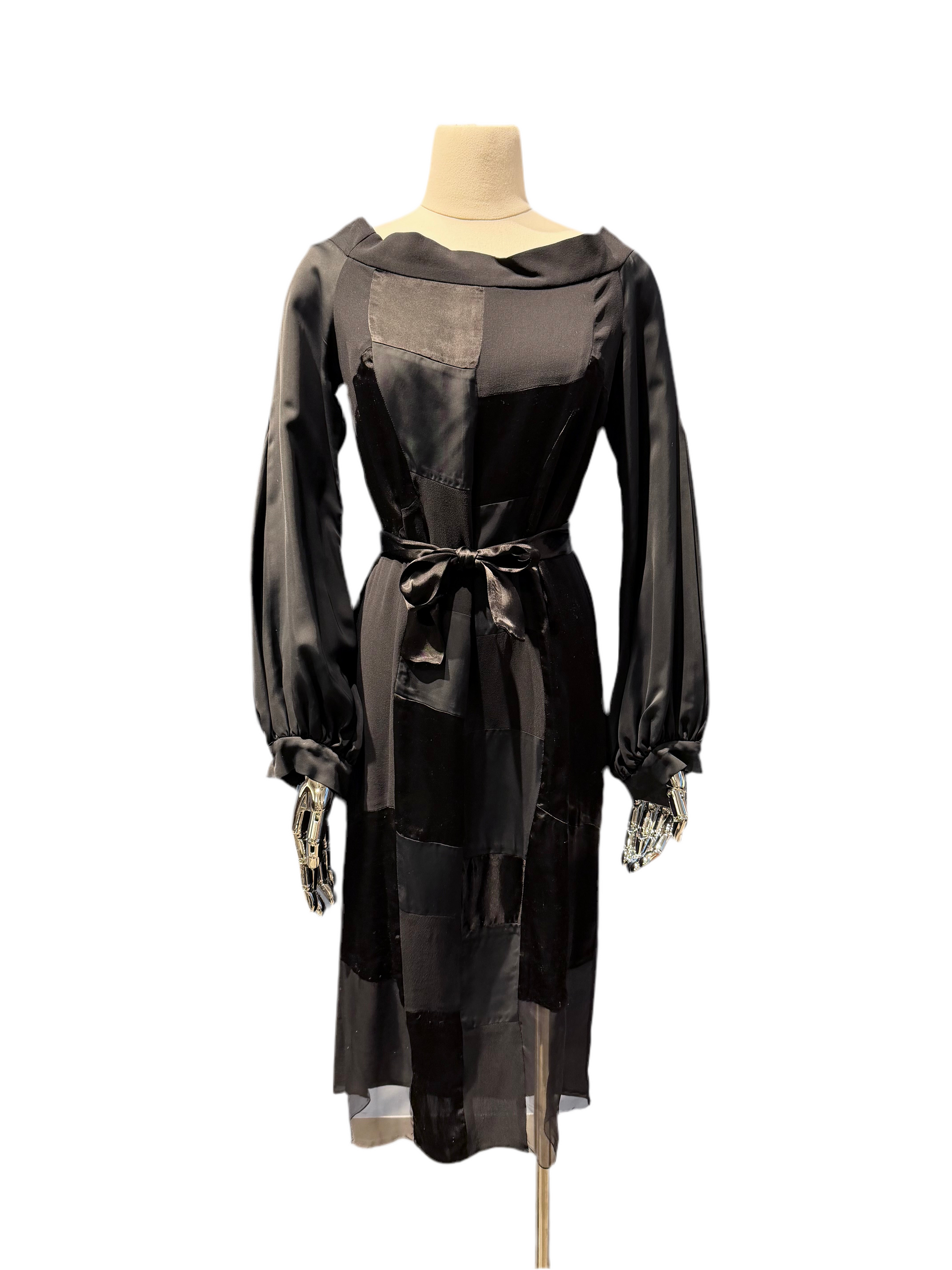 PRADA S/S 2008 SILK PATCHWORK DRESS