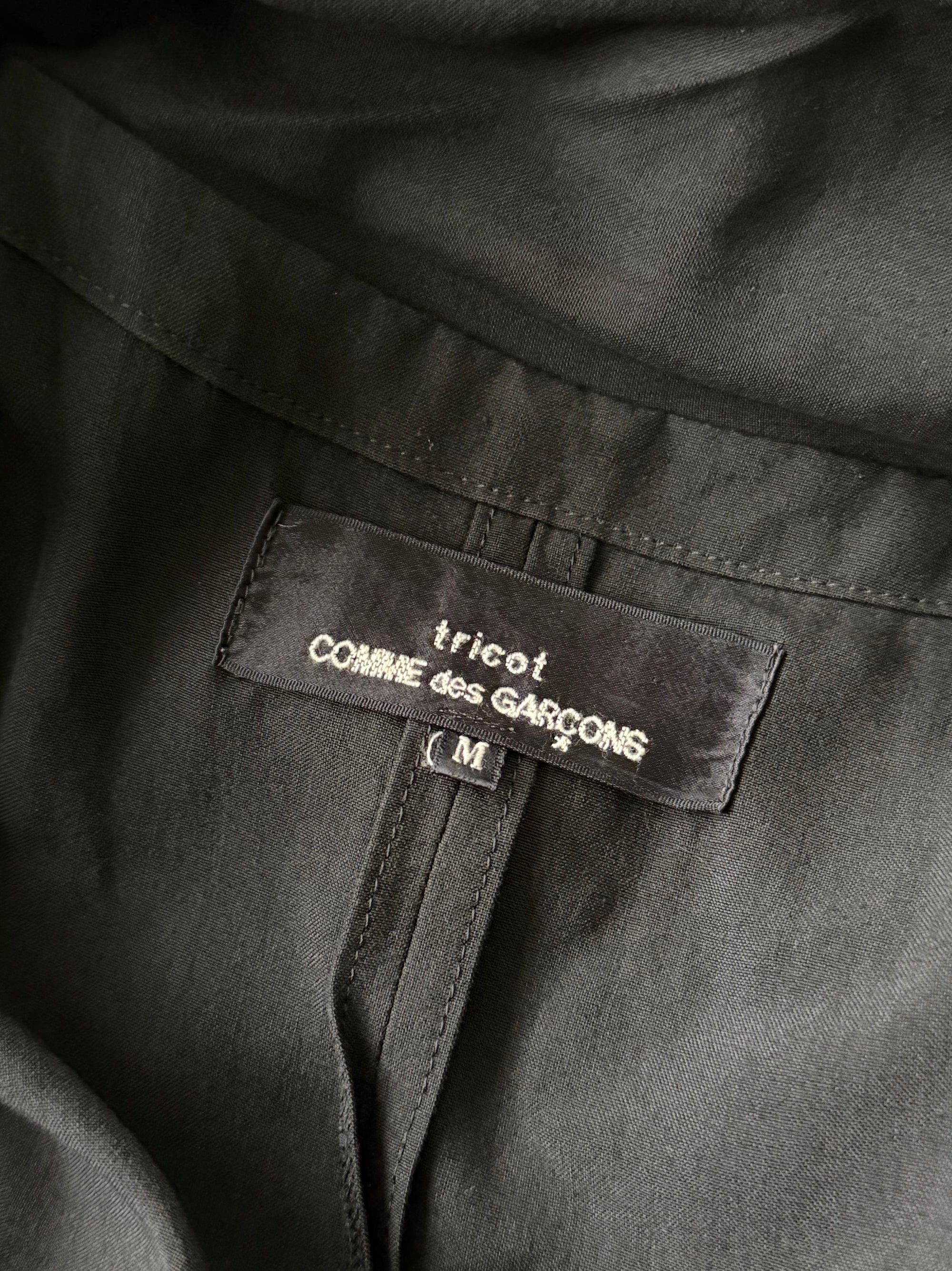 TRICOT CDG F/W 1991 DRAPE TOP