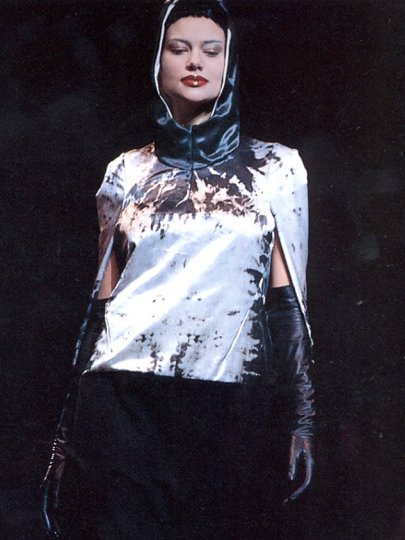 JUNYA WATANABE F/W 1996 BLEACH LEATHER SKIRT