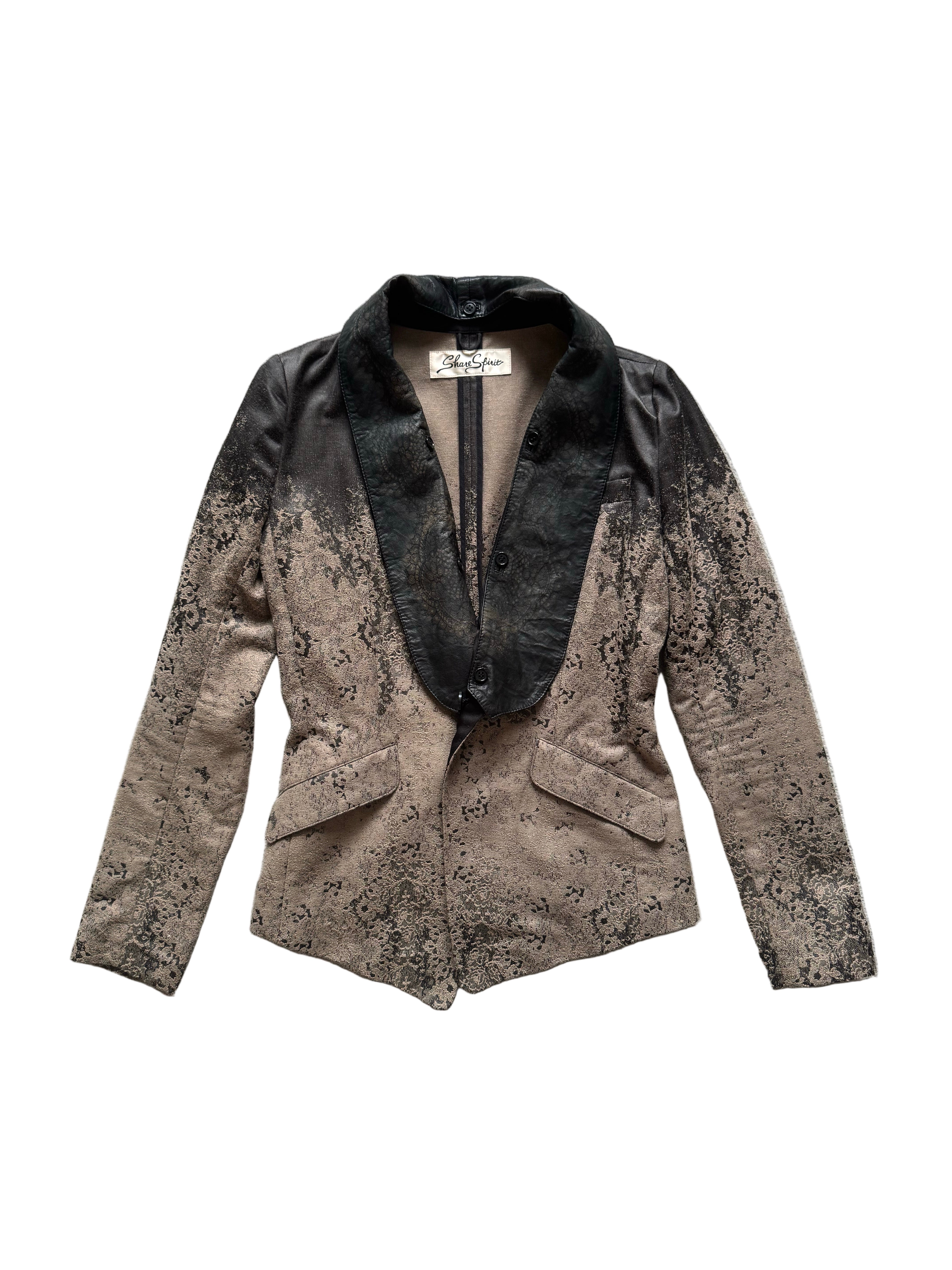 00's SHARE SPIRIT 2000 collection lace up denim flare pants