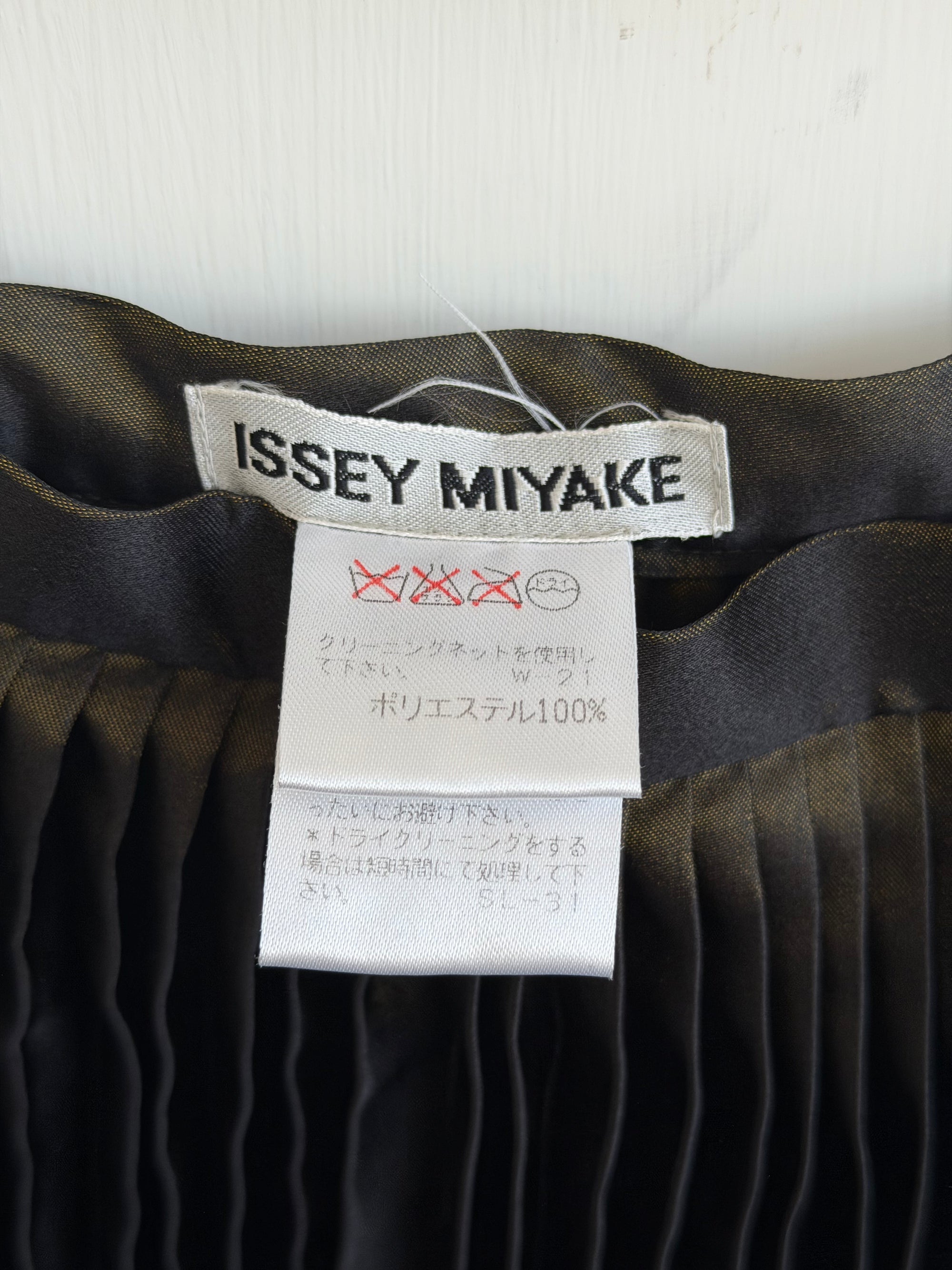 ISSEY MIYAKE 00s IRIDESCENT PLEAT SKIRT