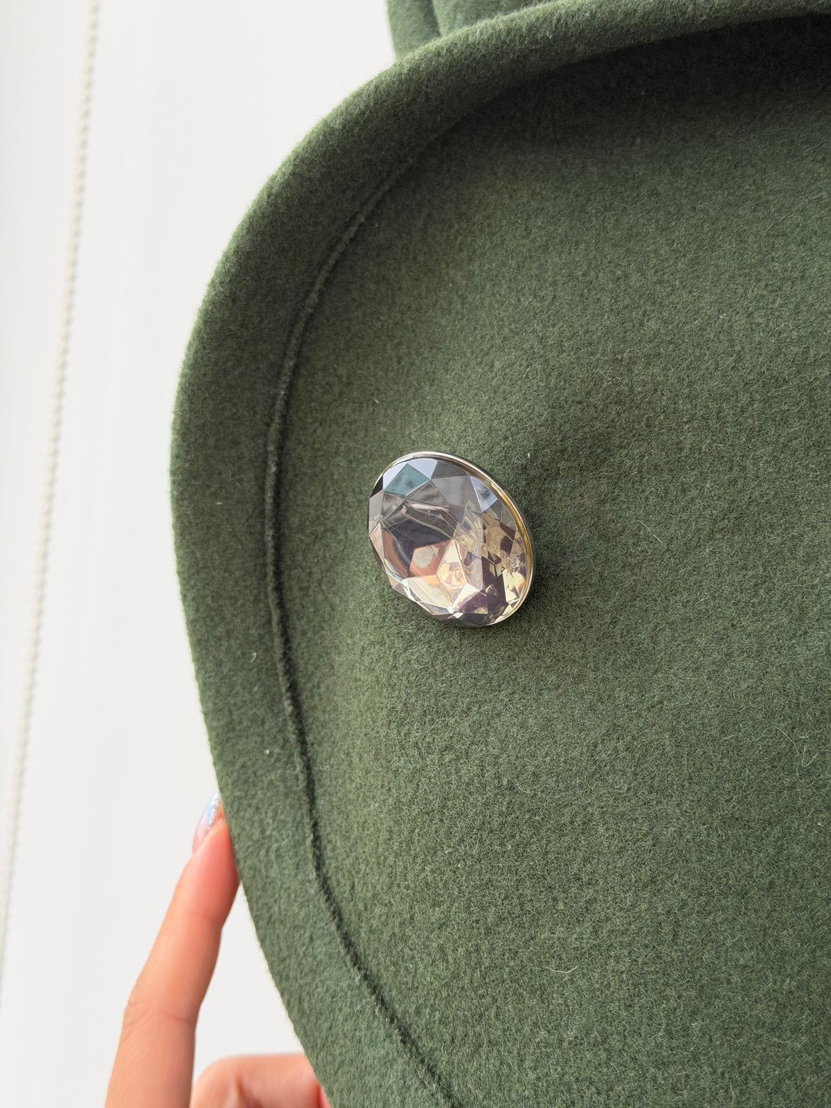 YOHJI YAMAMOTO F/W 1988 BUTTON CAPELET