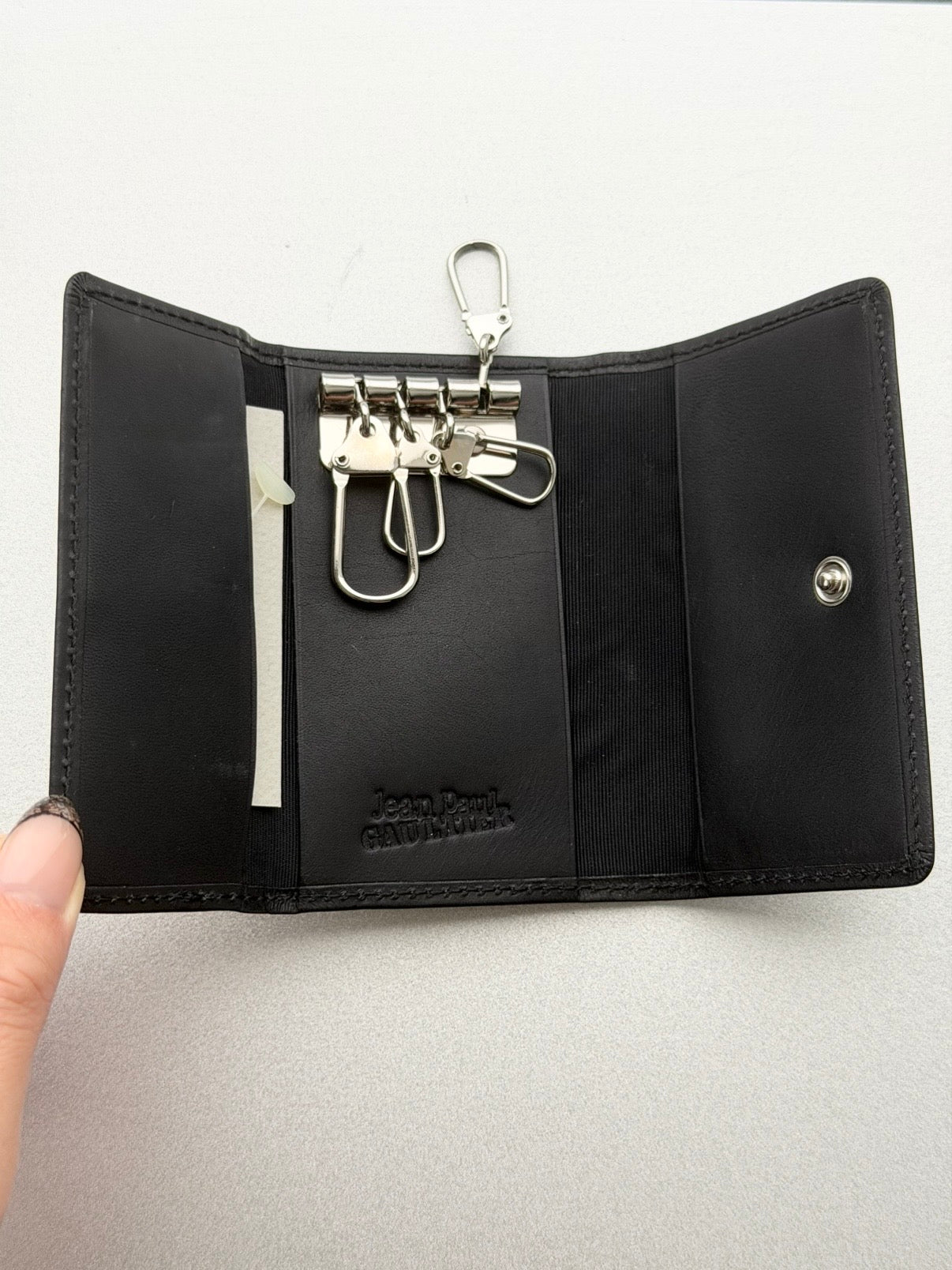 JEAN PAUL GAULTIER 90s DRAGON LEATHER KEY HOLDER