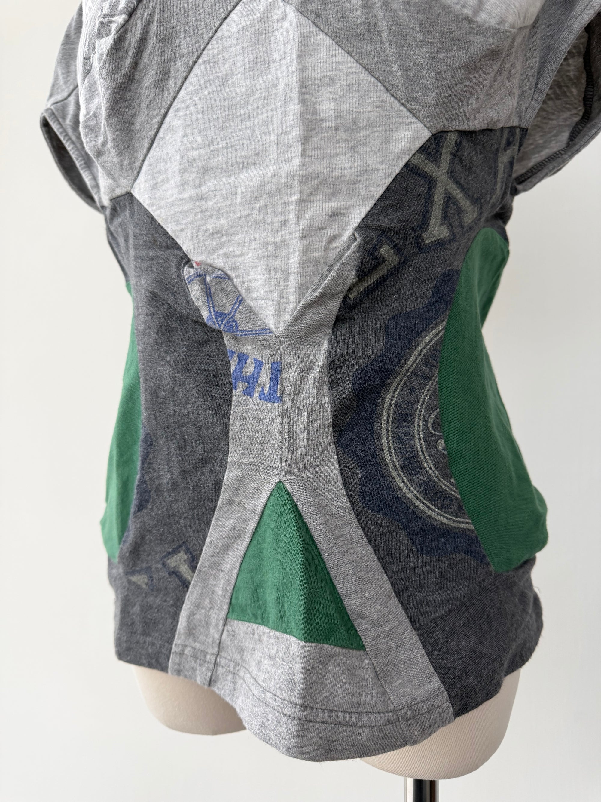 JUNYA WATANABE S/S 2006 PATCHWORK DOCKING TOP