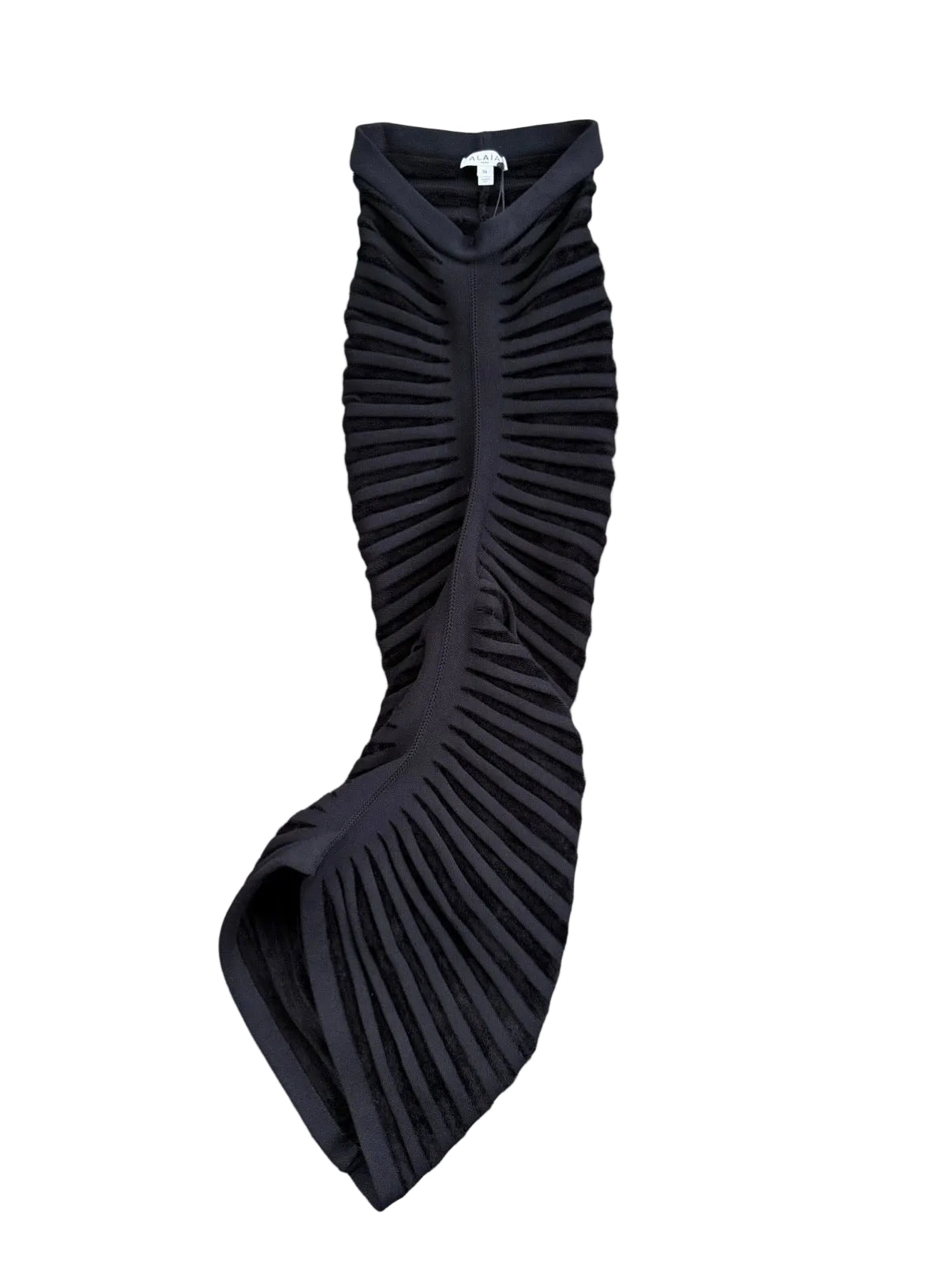 ALAIA S/S 2023 3D SKELETON VELVET SKIRT