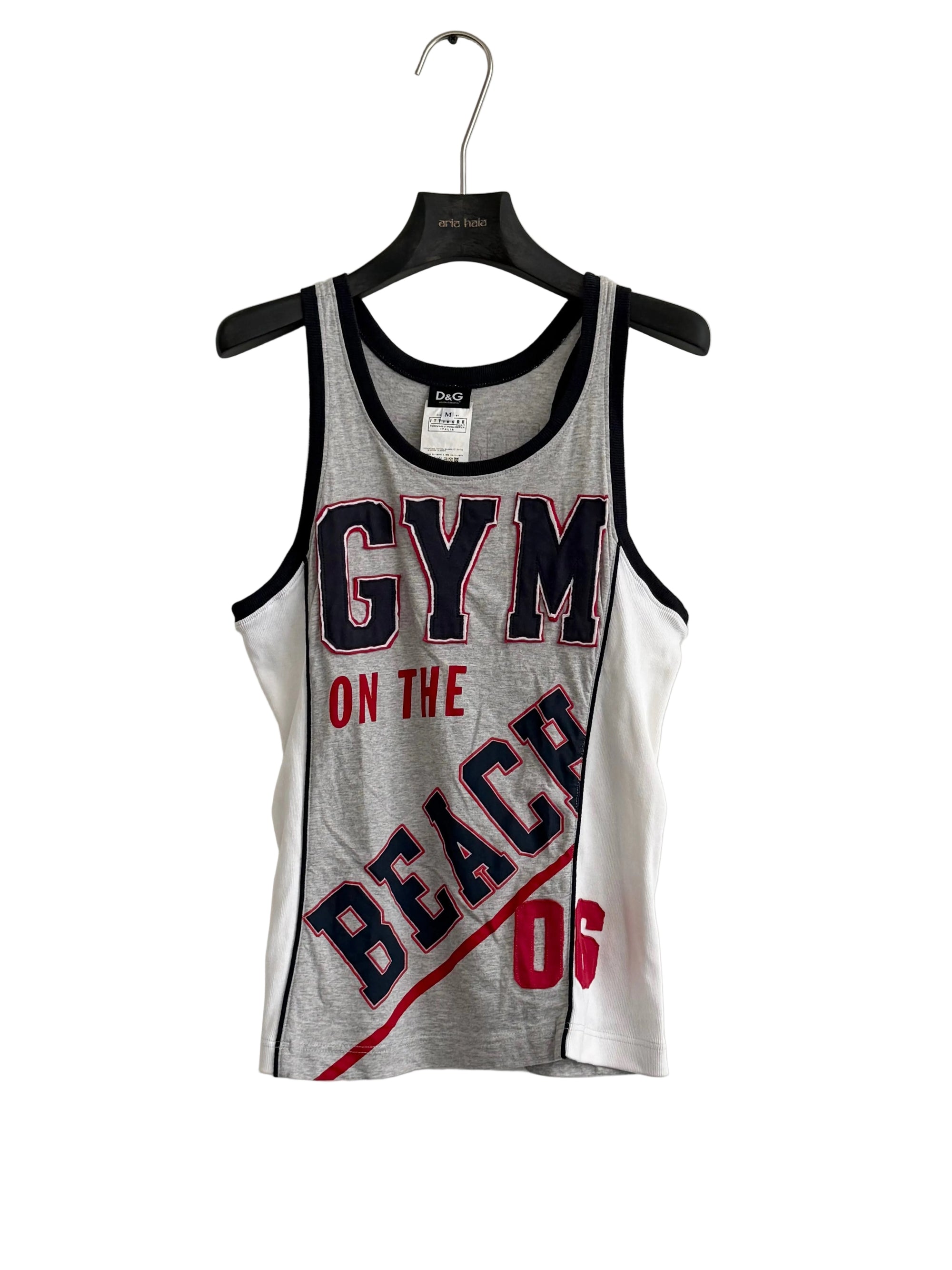 DOLCE AND GABBANA 00s GYM BEACH TANK TOP