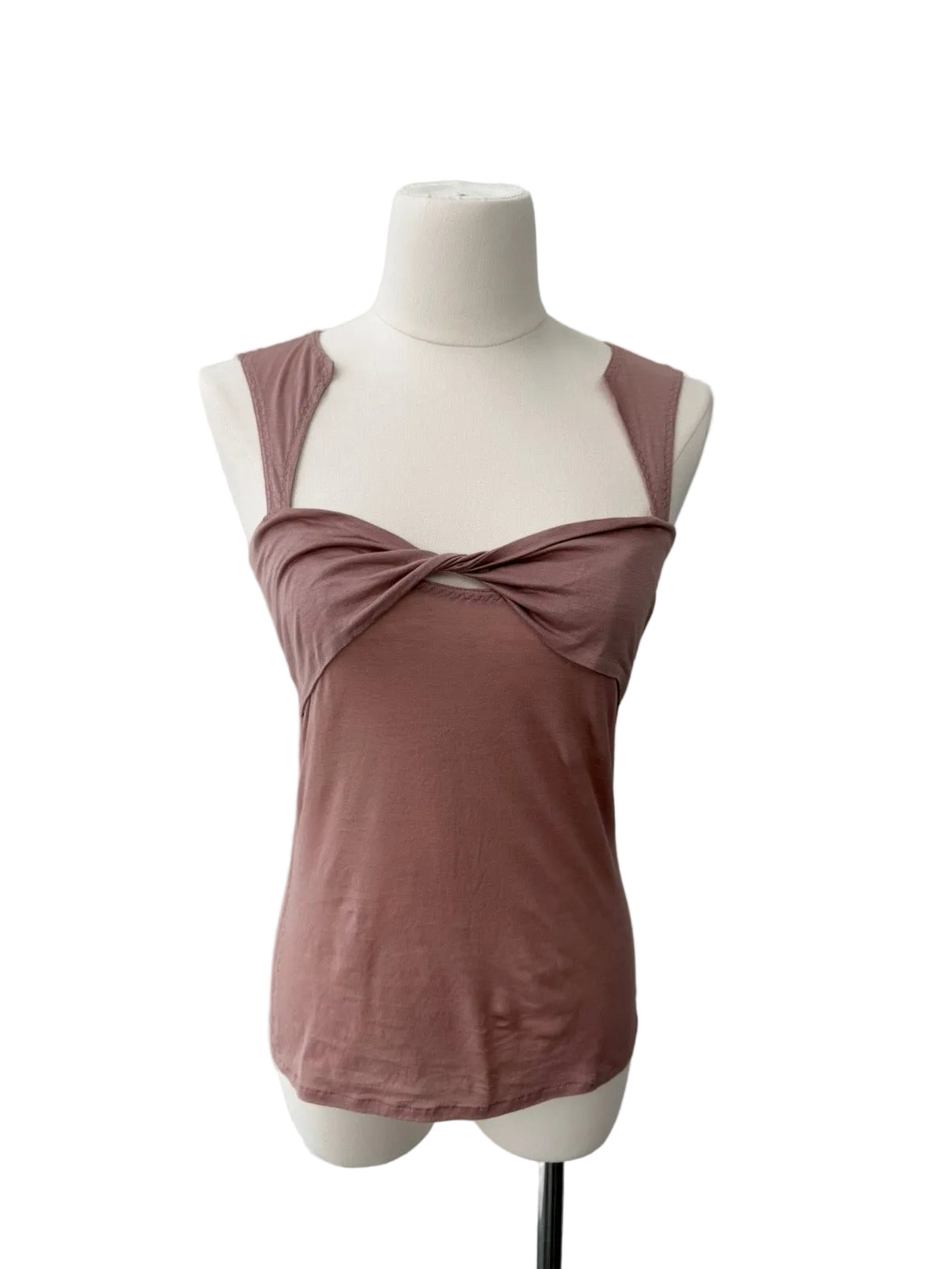 GUCCI BY TOM FORD S/S 2003 DUSTY PINK CUT OUT TOP