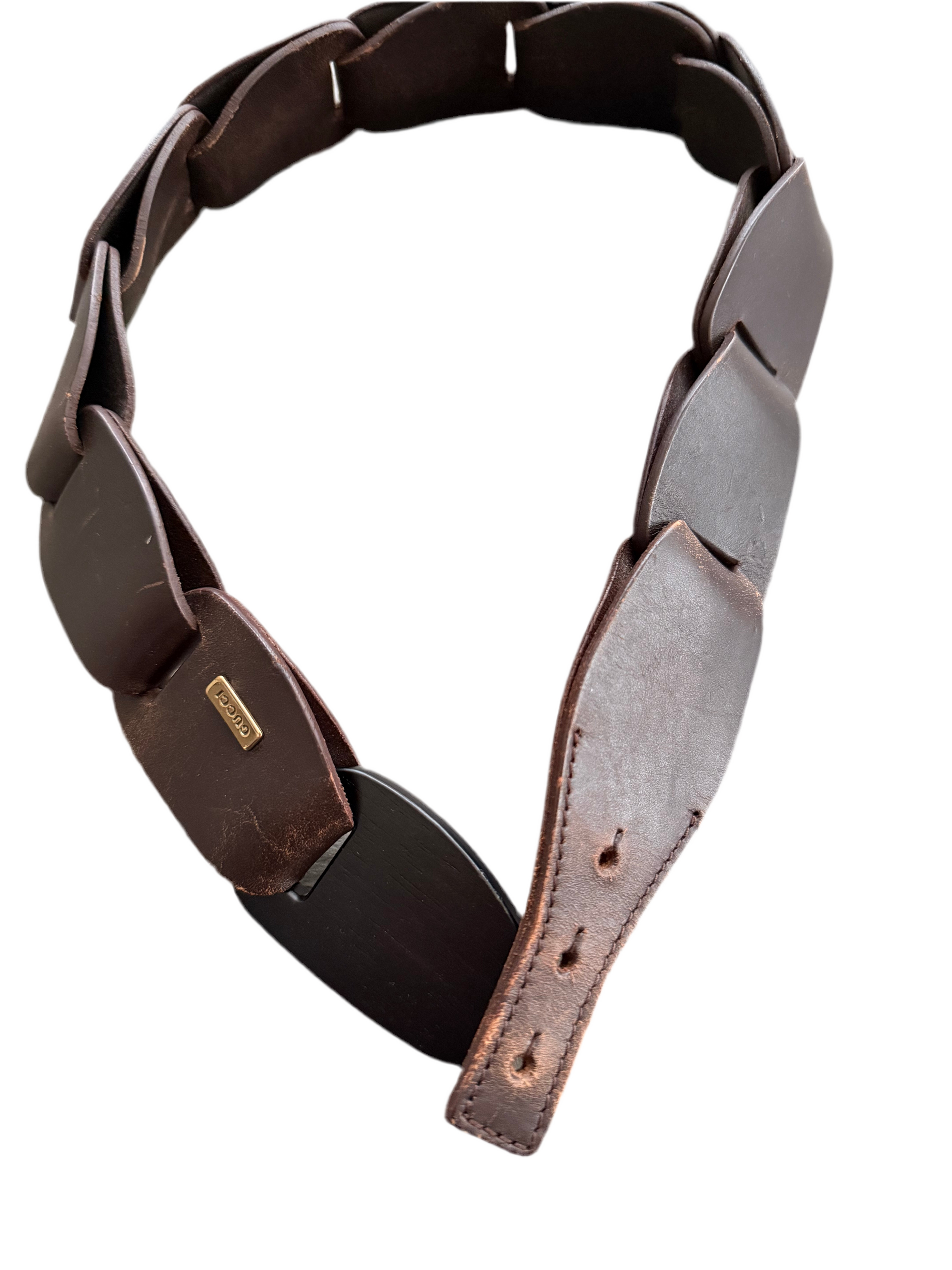 GUCCI BY TOM FORD S/S 1997 LEATHER BELT